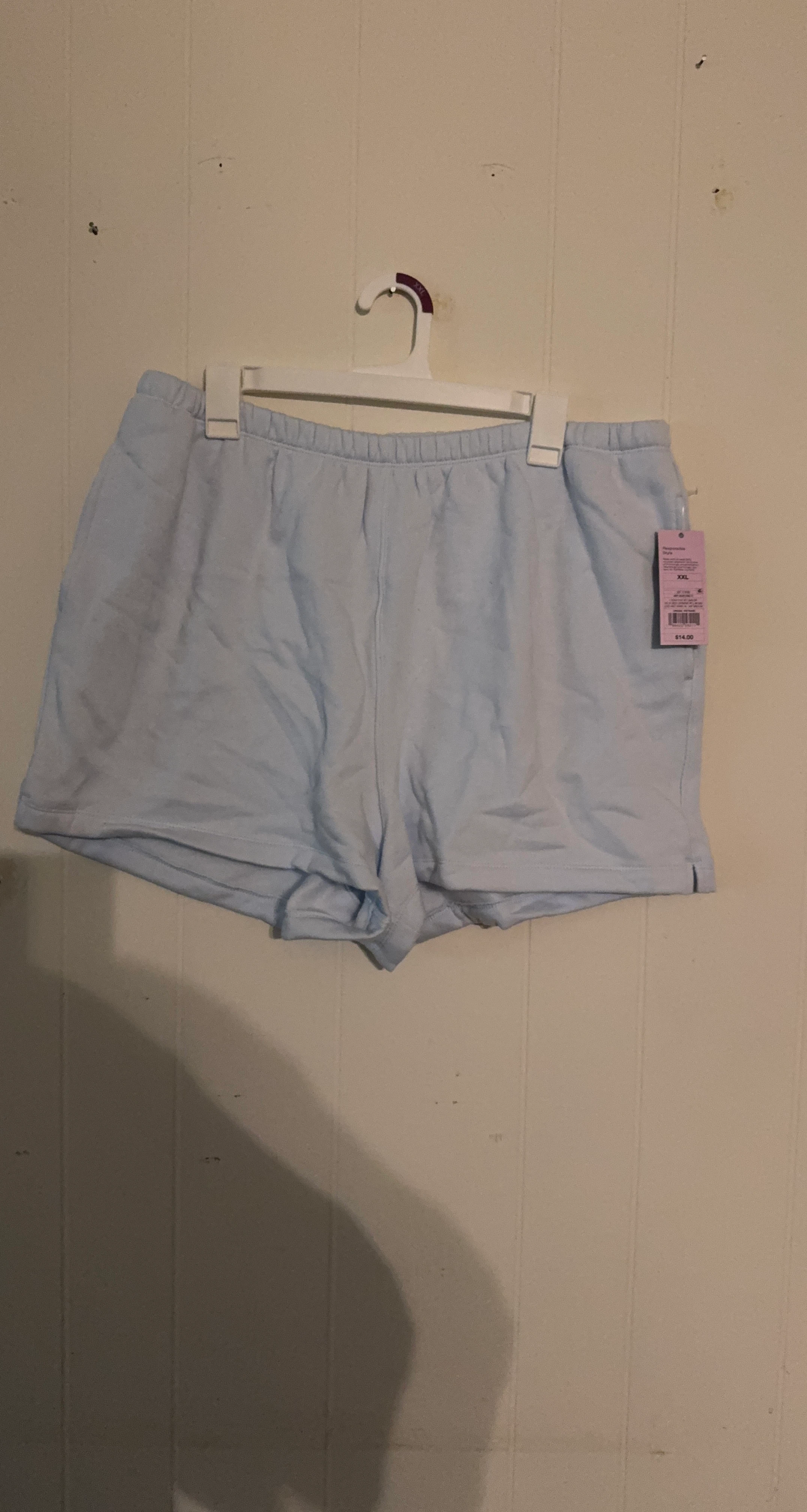 Wild Fable Women's Light Blue Sweat Shorts Size XXL
