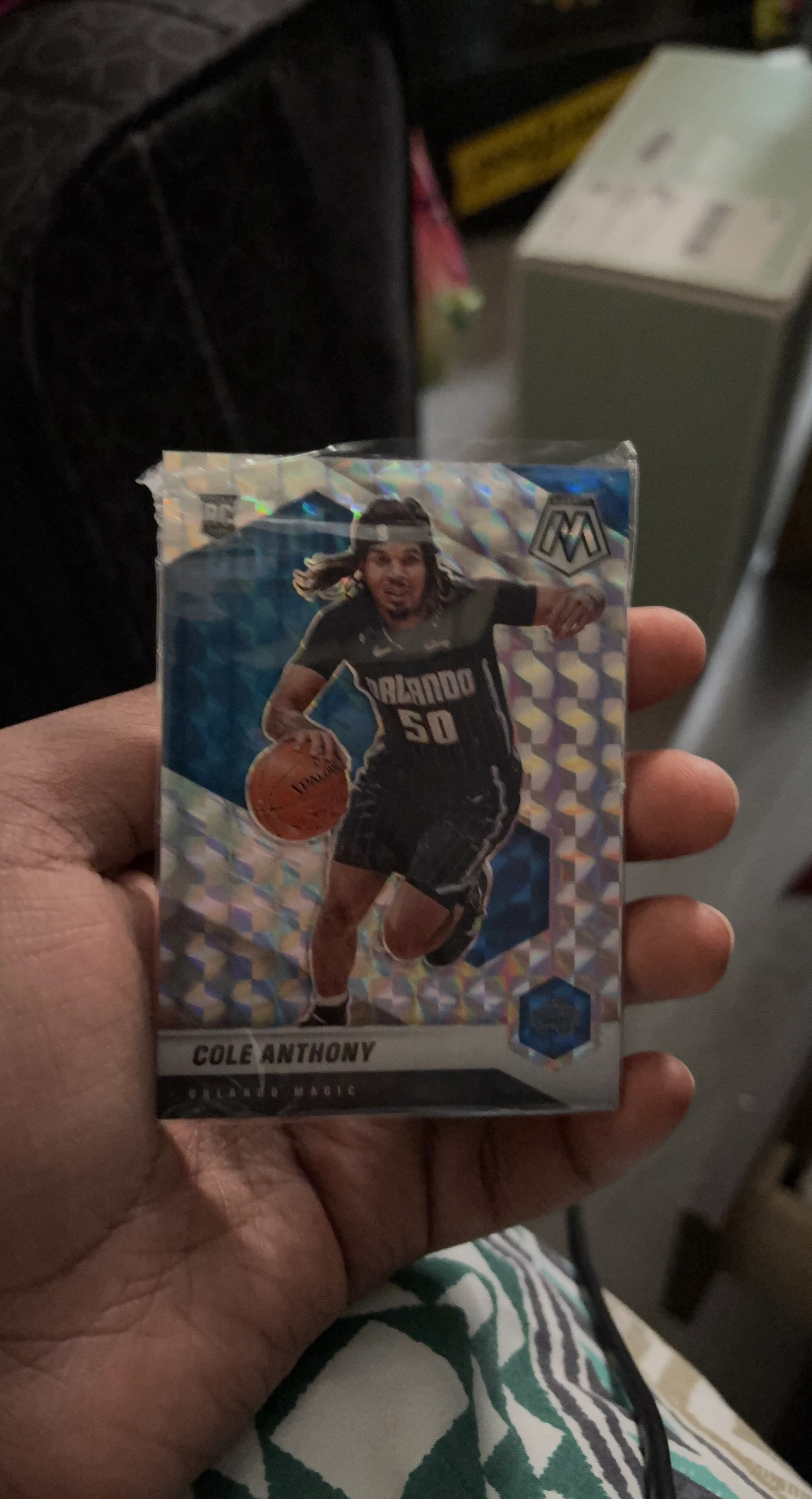 Cole Anthony 2020-21 Mosaic Basketball Card