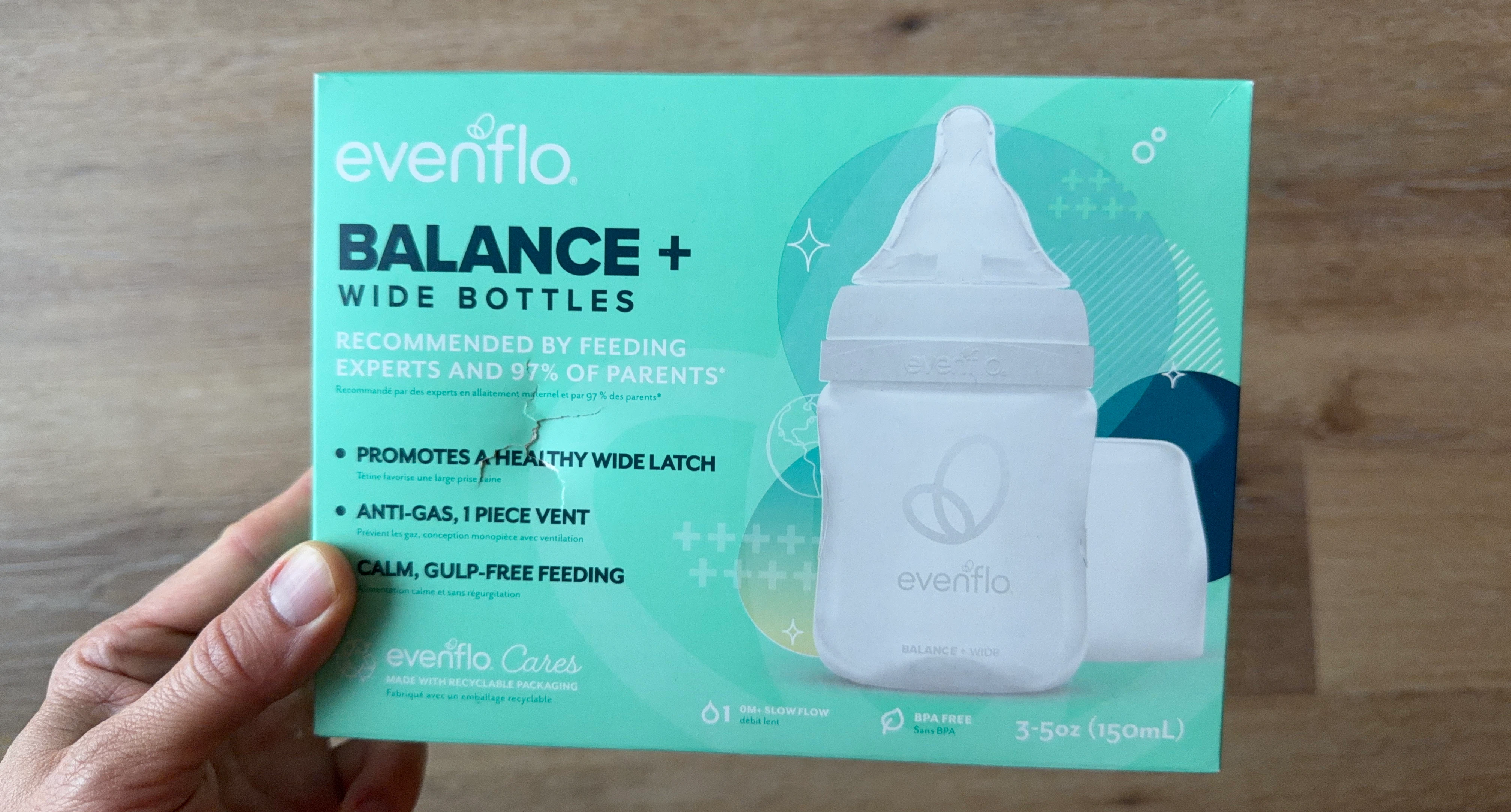 Evenflo Balance + Wide Bottles 3.5oz Slow Flow