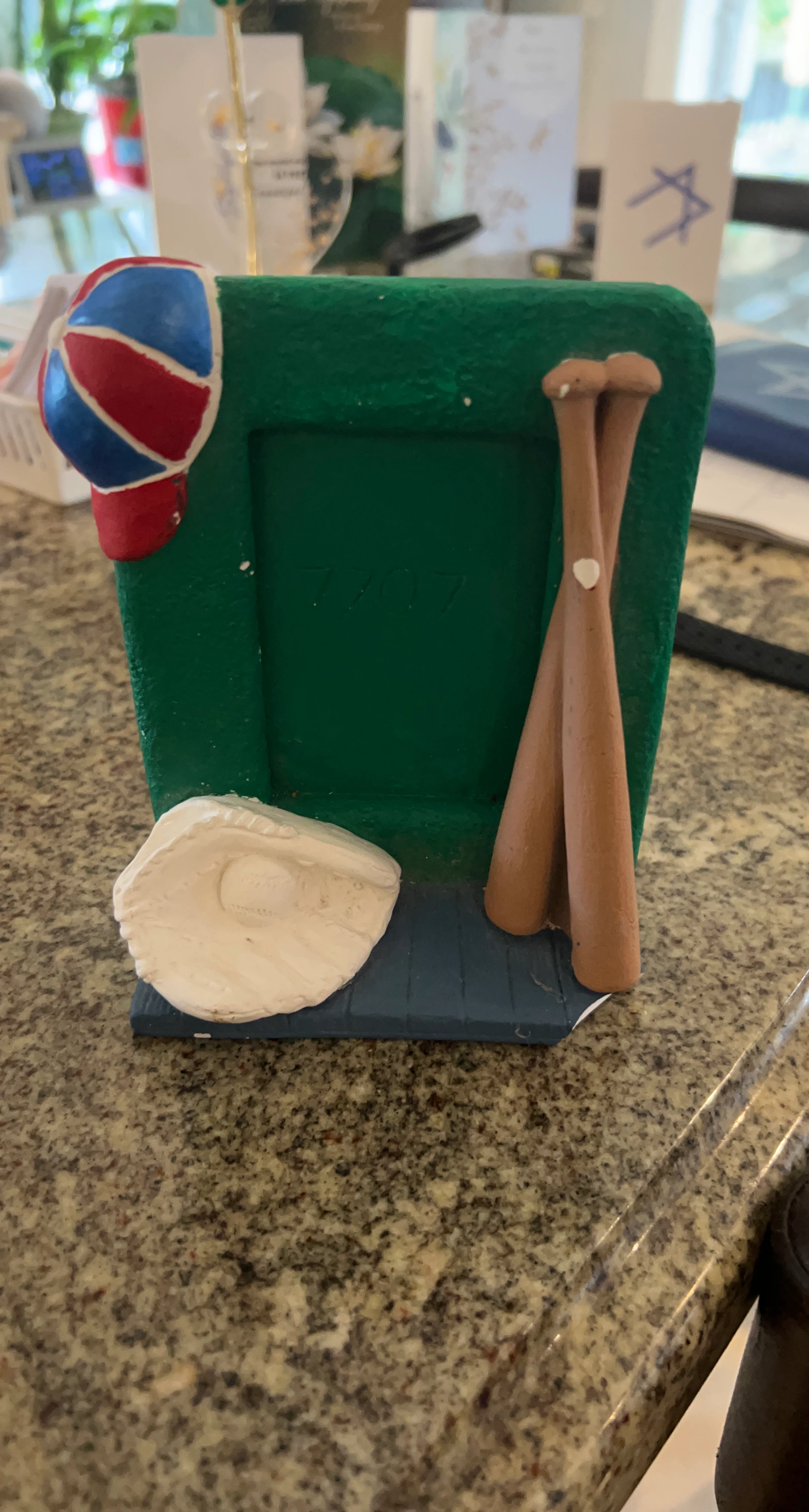 Baseball Themed Picture Frame