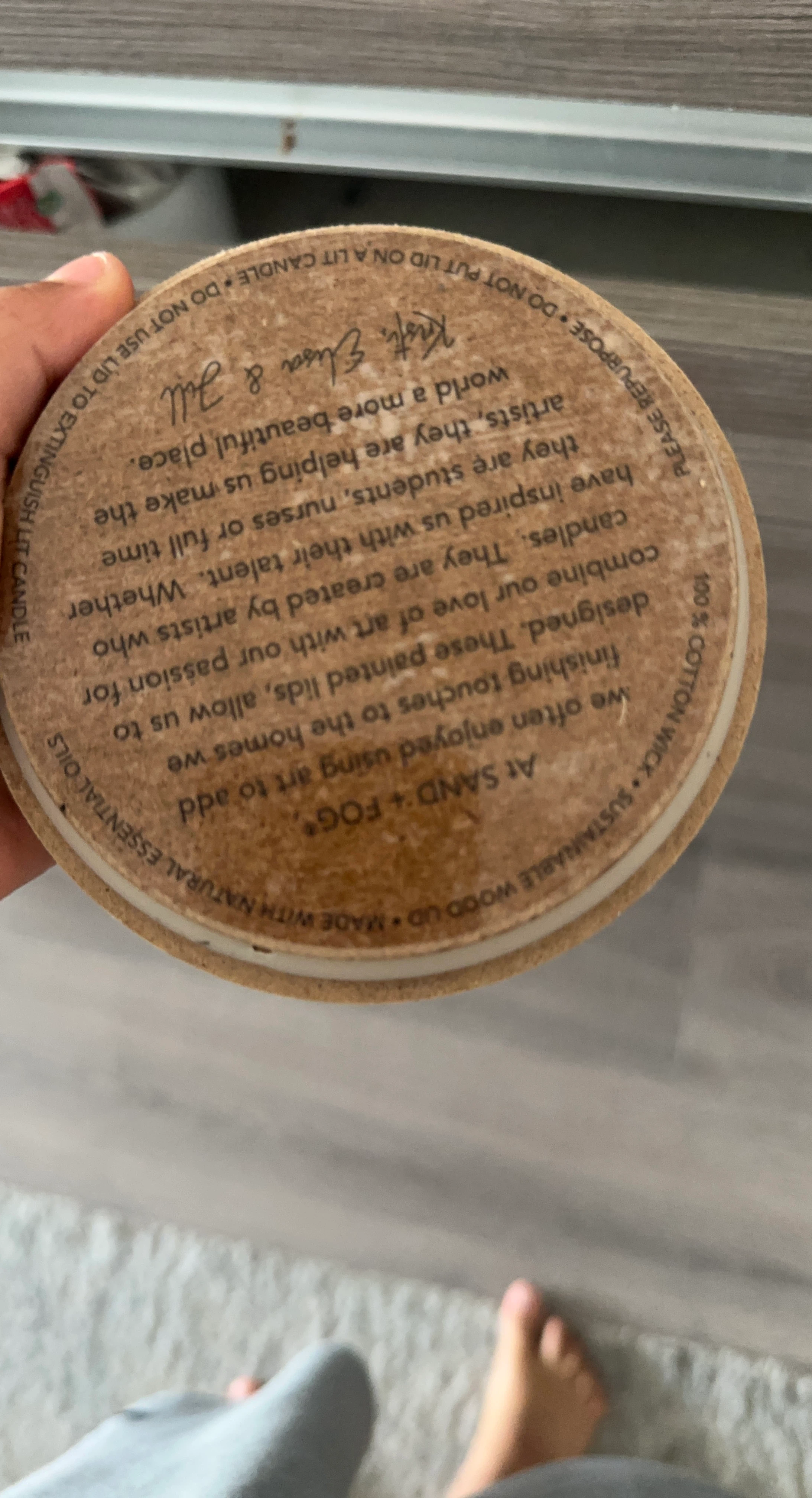 Sand + Fog Candle