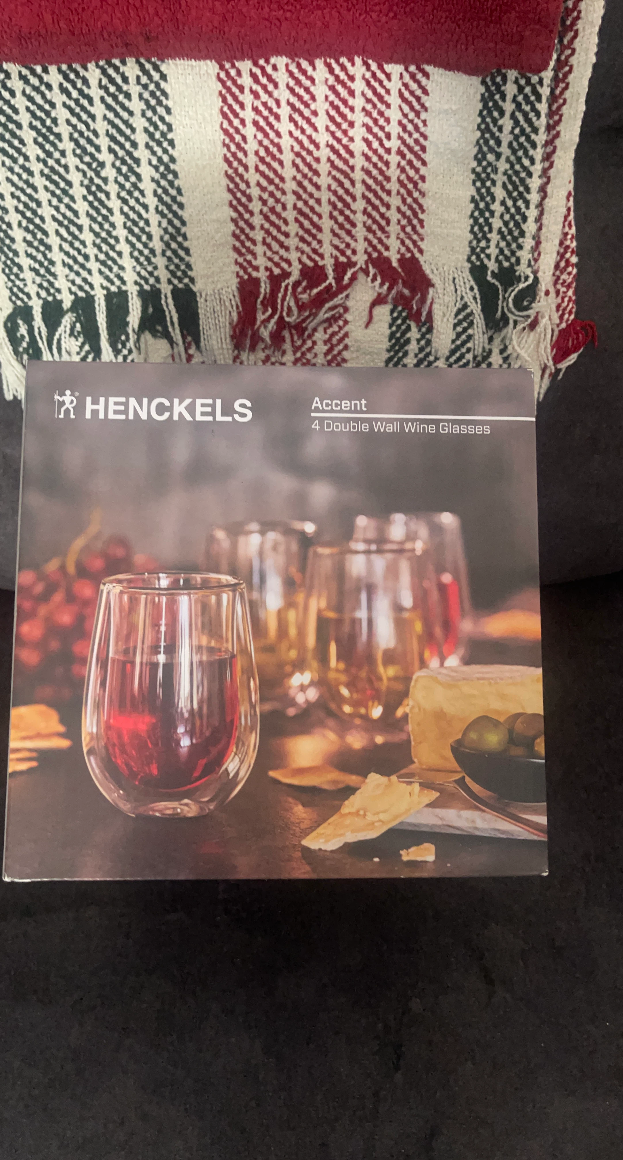 Henckels Accent 4 Double Wall Wine Glasses