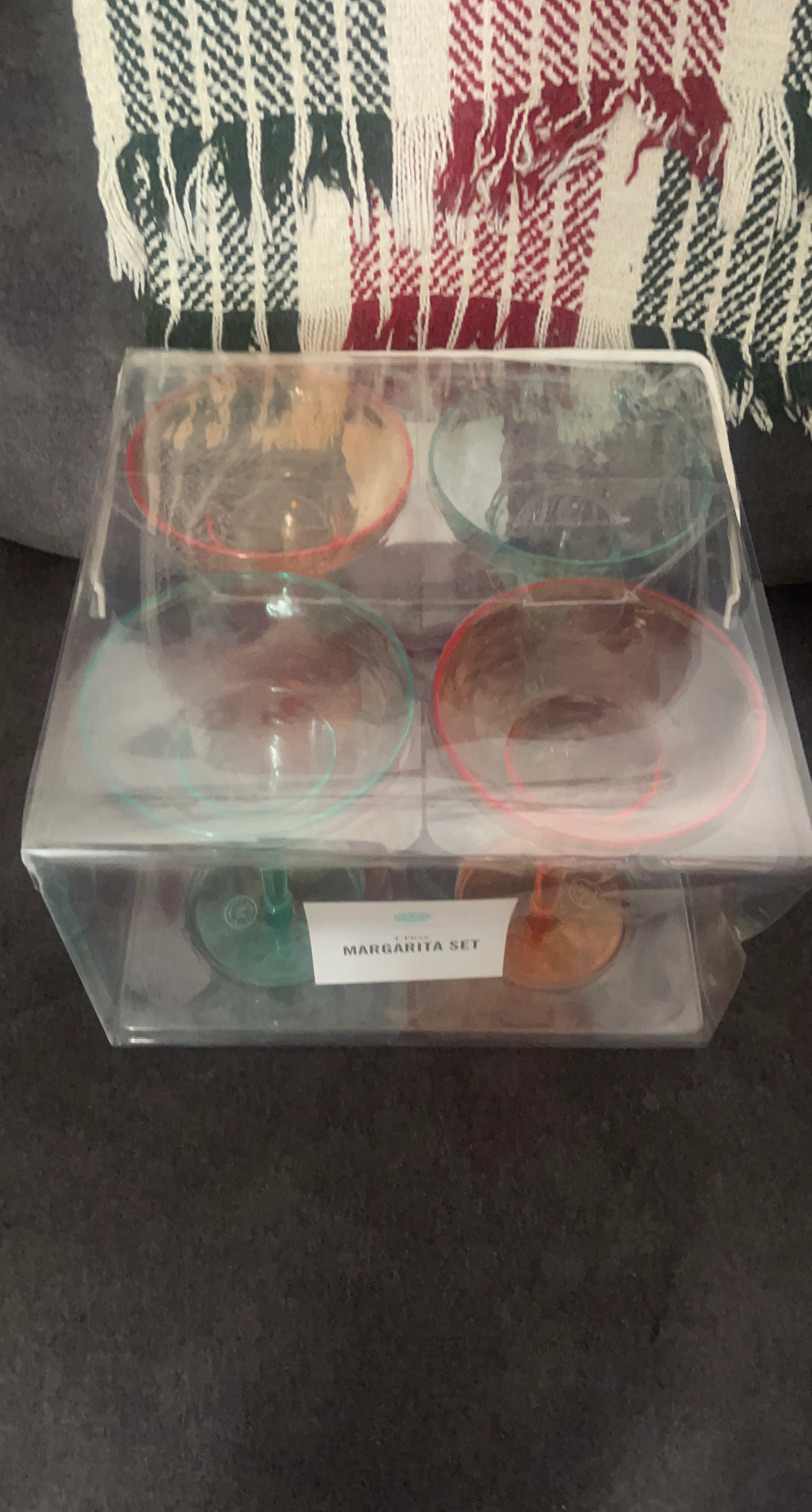 4 Piece Margarita Glass Set