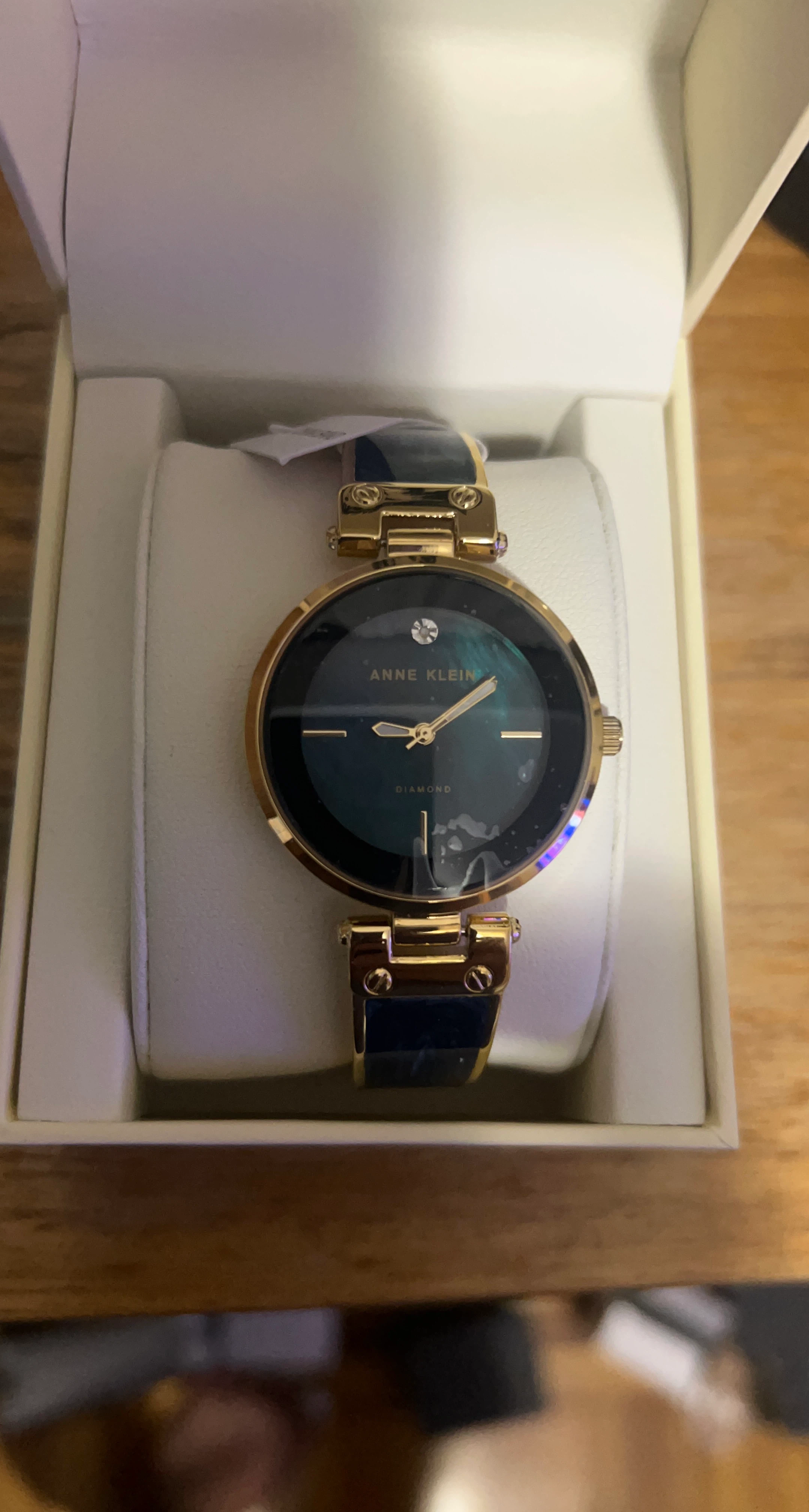 Anne Klein Diamond Watch