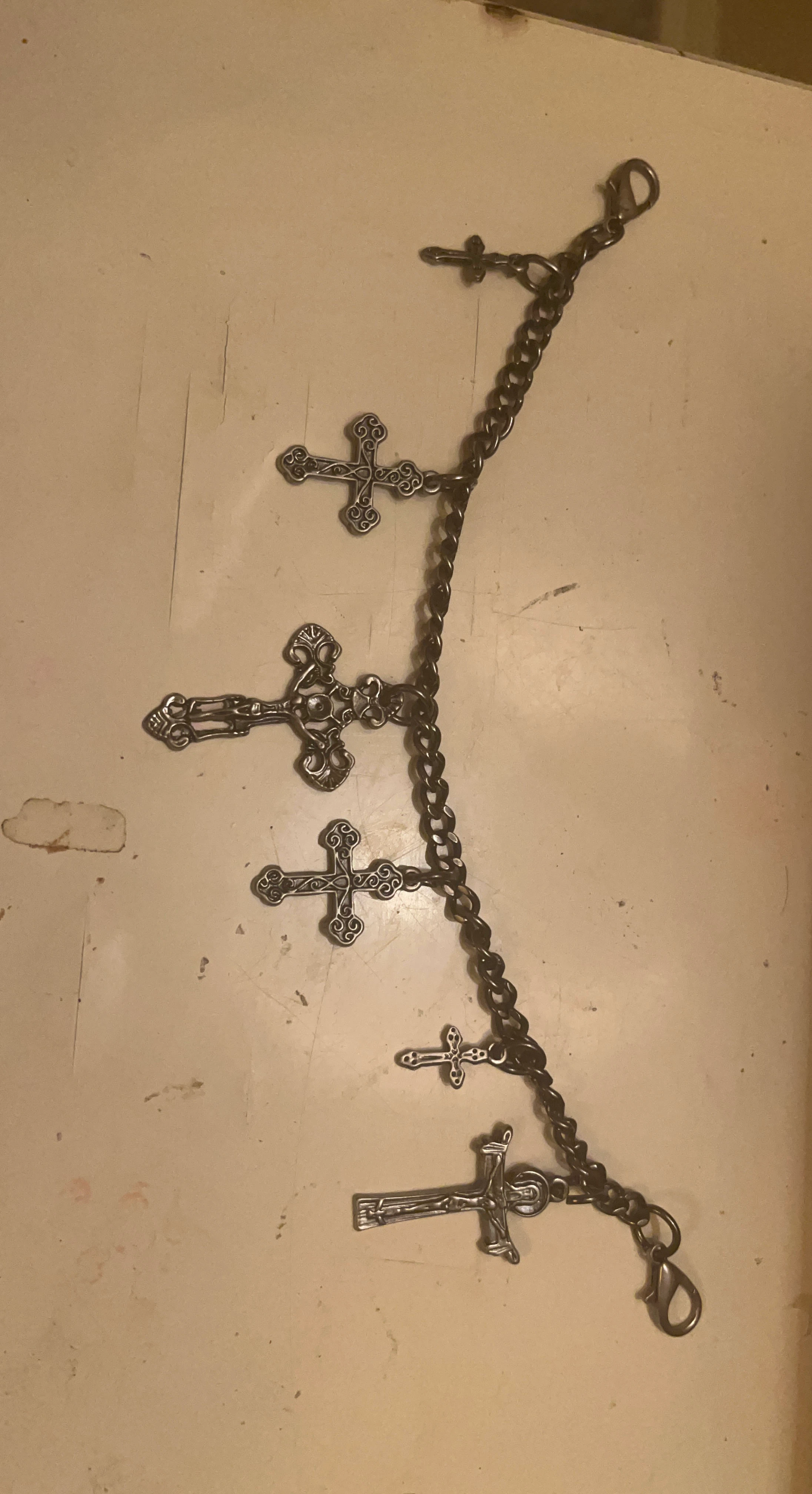 Cross Charm Chain