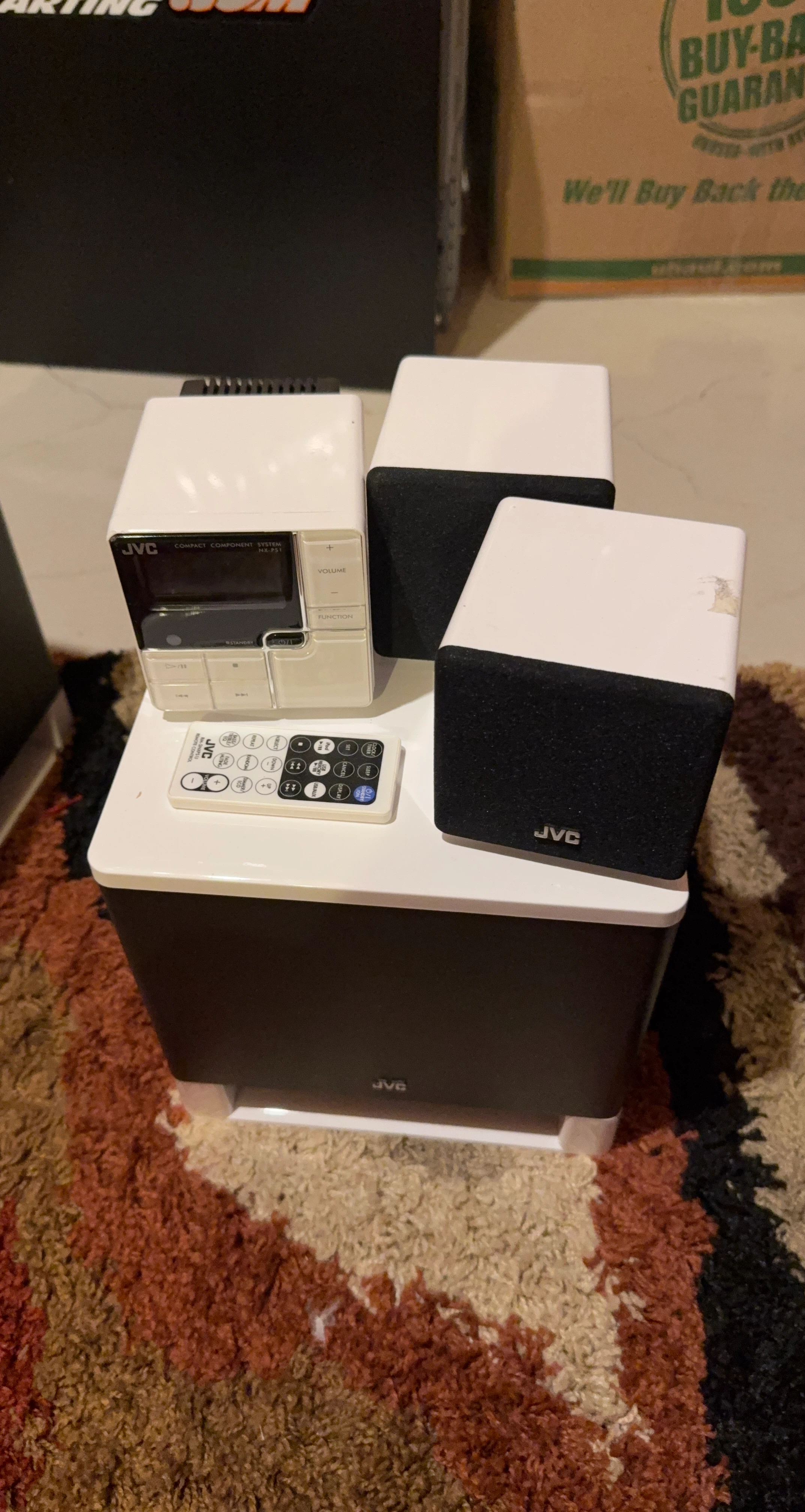JVC Compact Component System with Remote