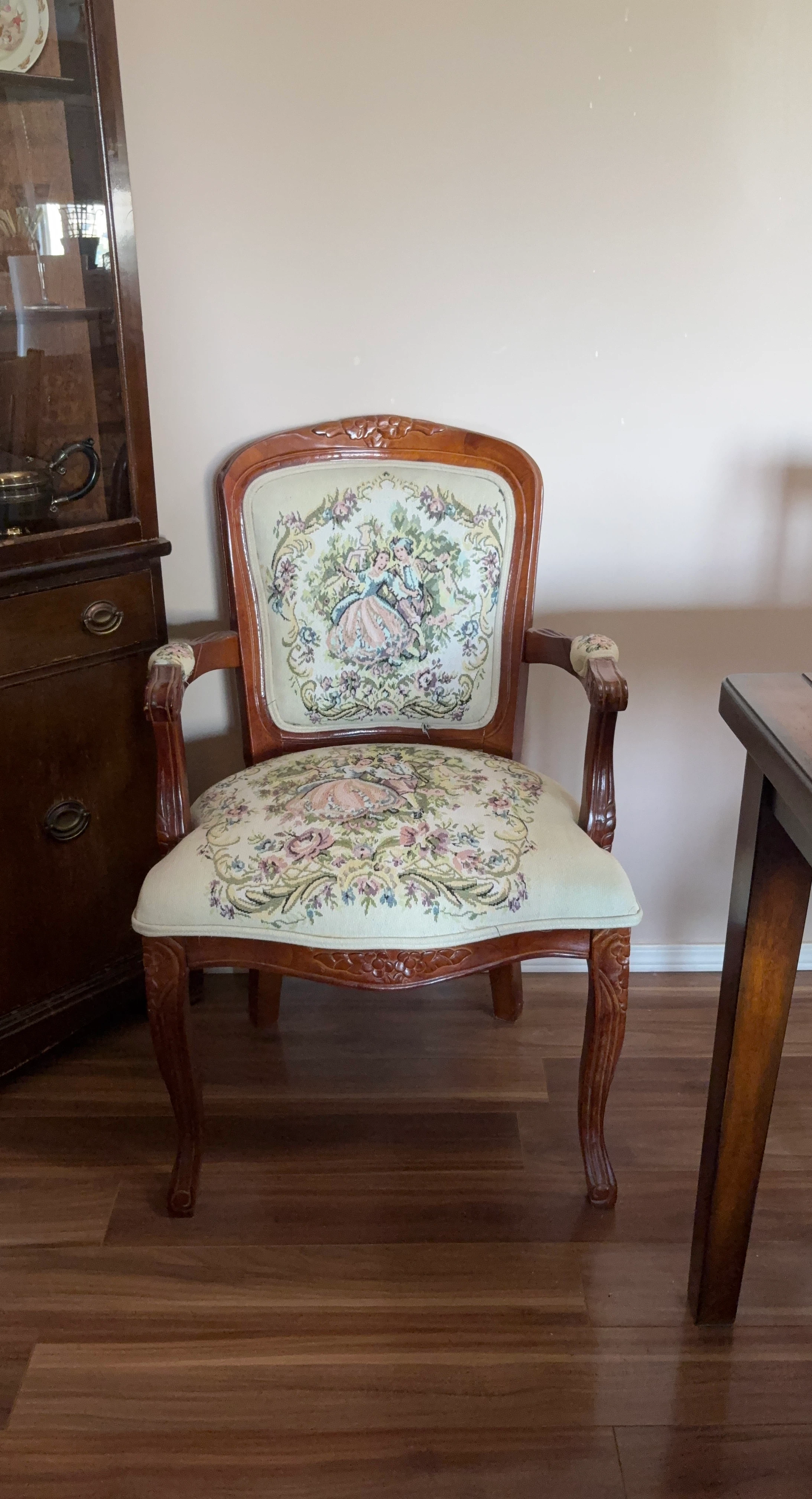 Ornate Tapestry Armchair