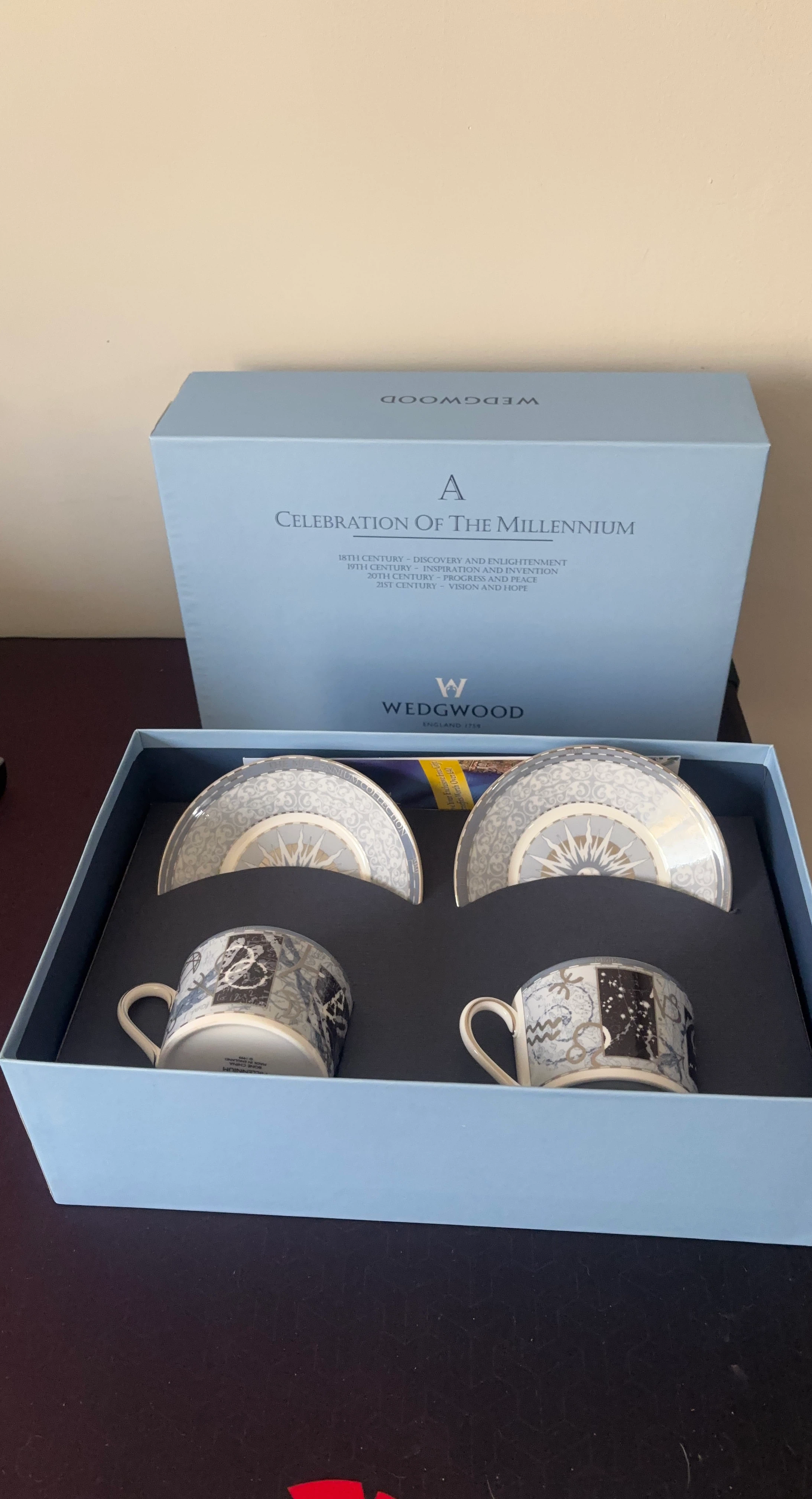 Wedgwood Celebration of the Millennium Cup and Saucer Set