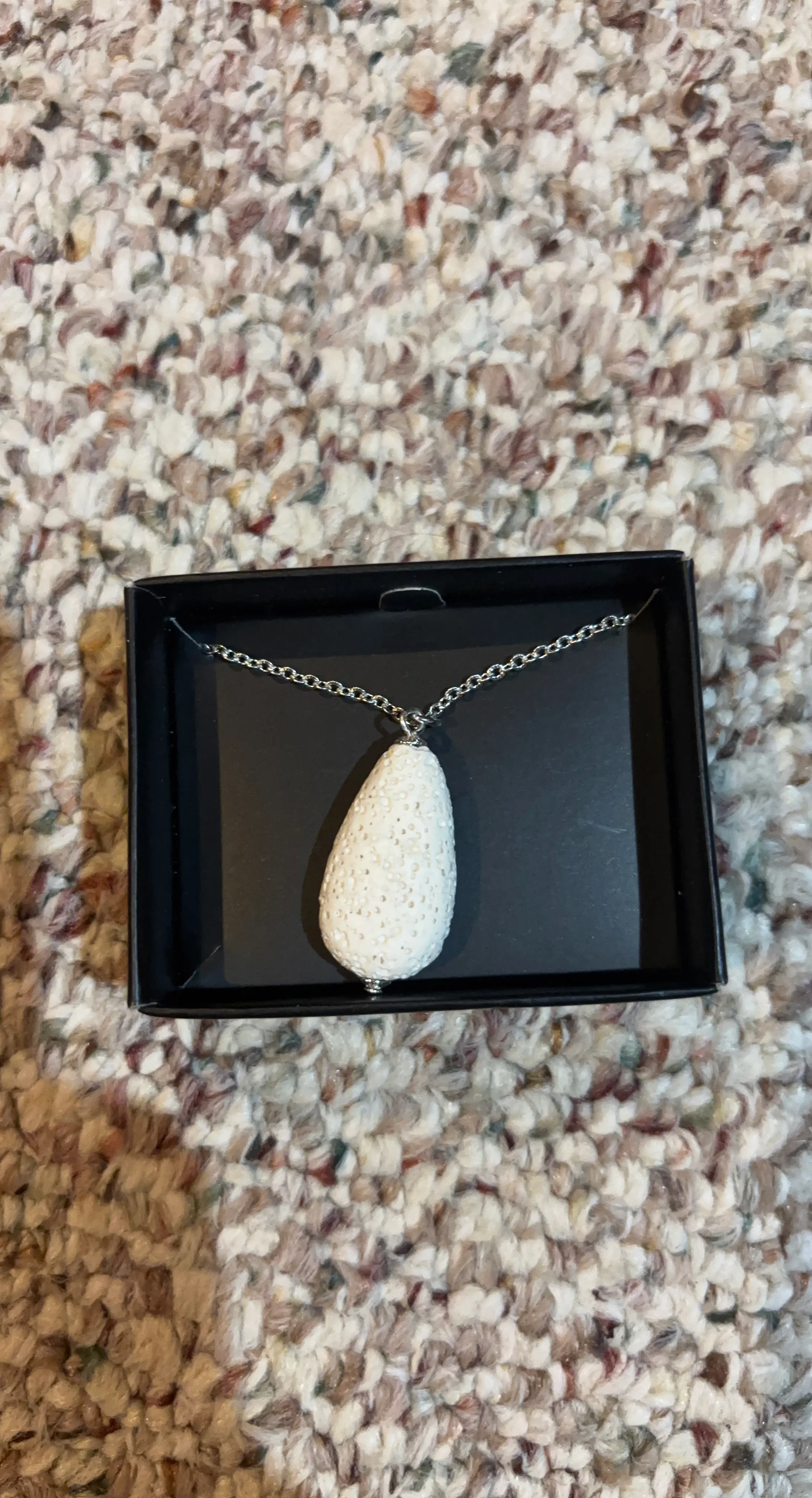 White Pendant Necklace
