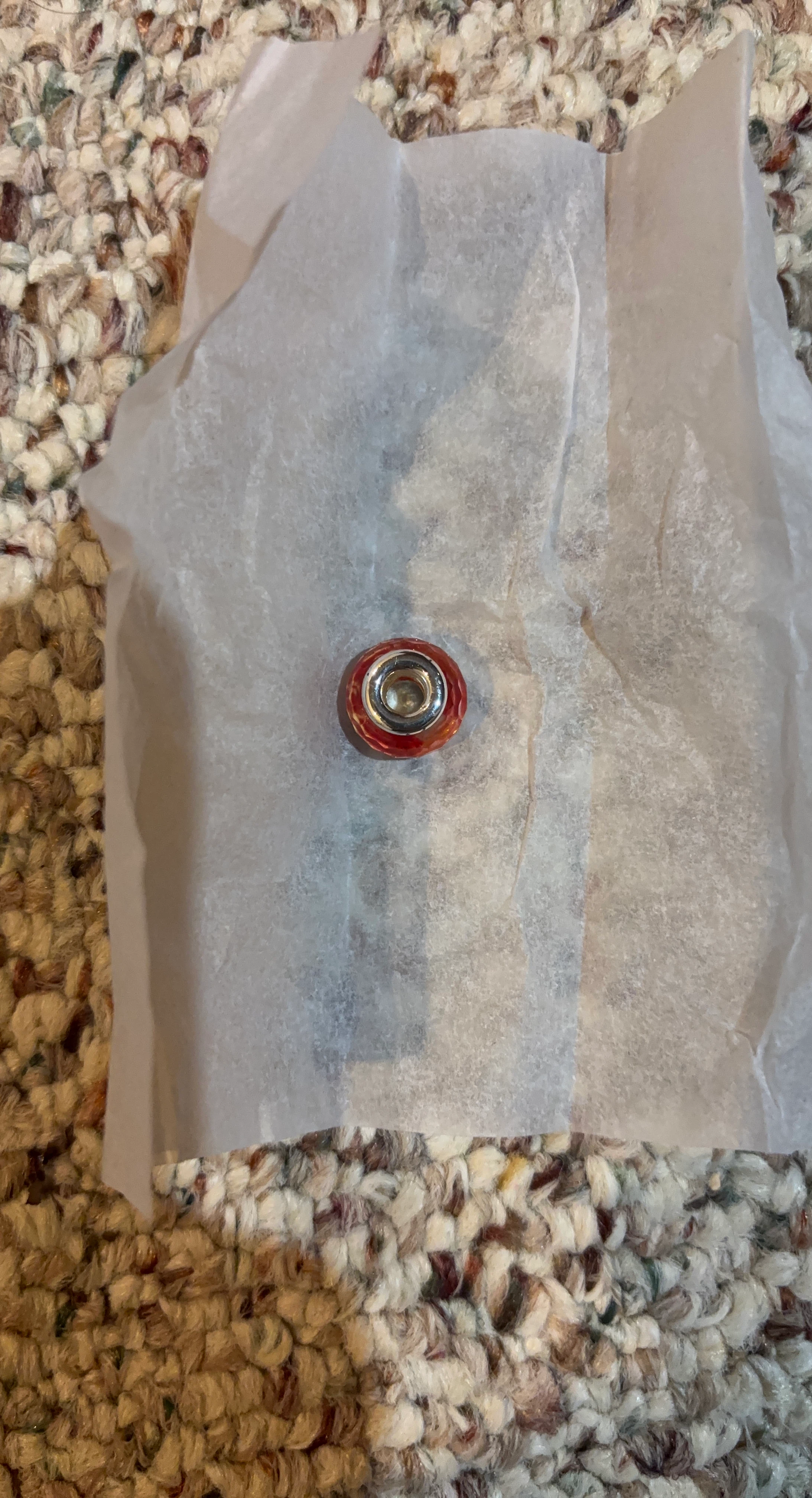 Red Charm Bead