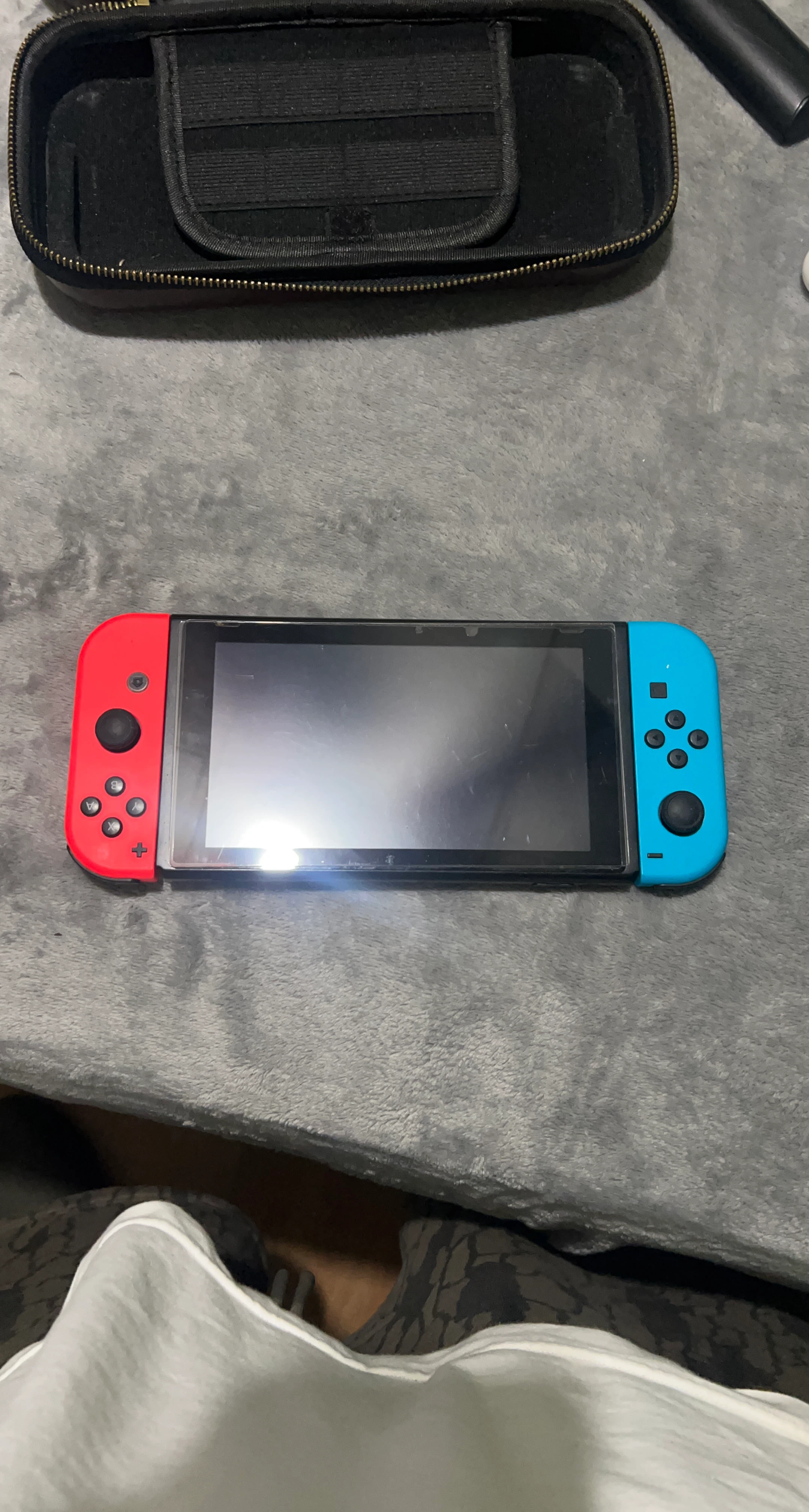 Nintendo Switch Console with Red and Blue Joy-Cons