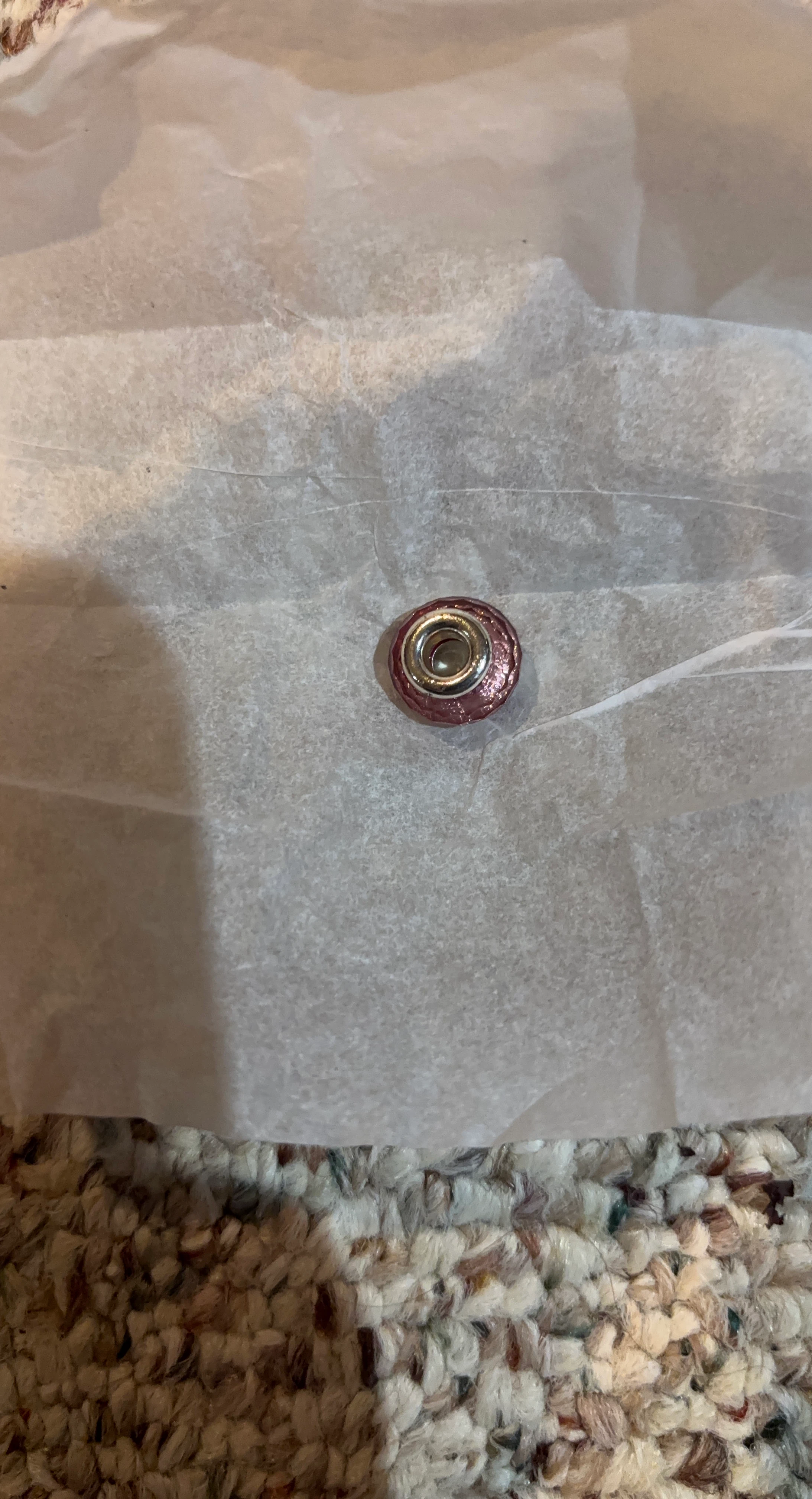 Pink Charm Bead
