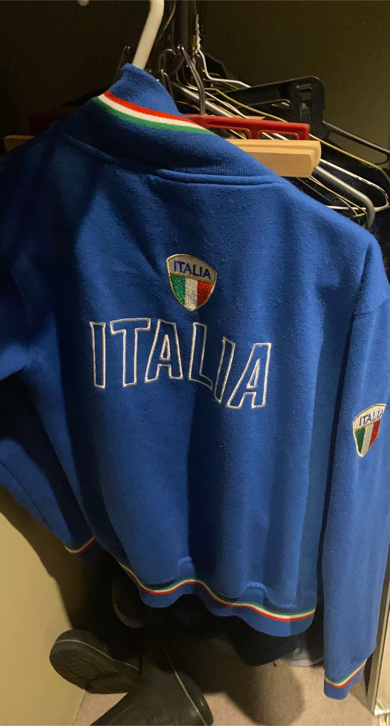 Blue Italia Soccer Track Jacket