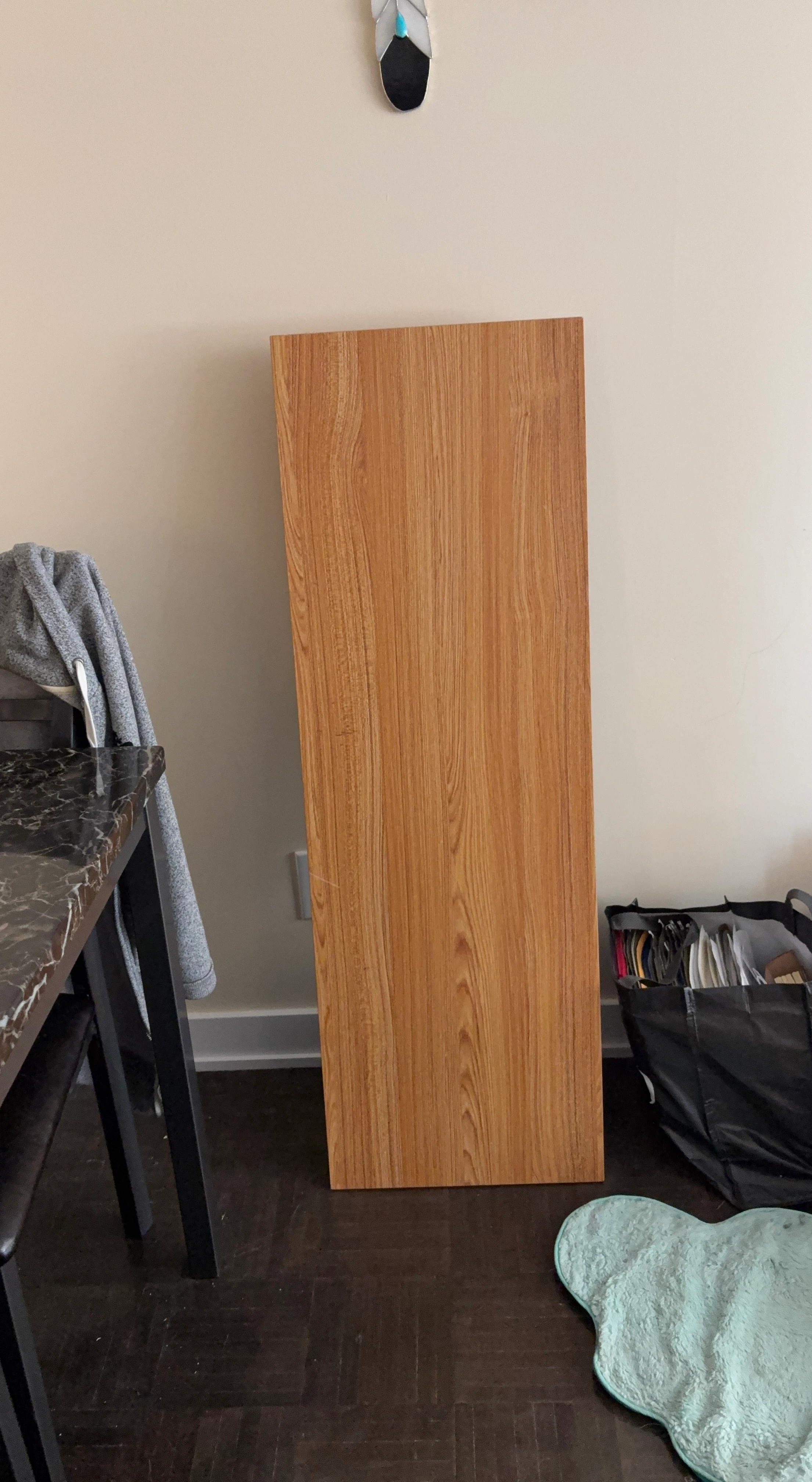 Folding Table - Wood Grain Top