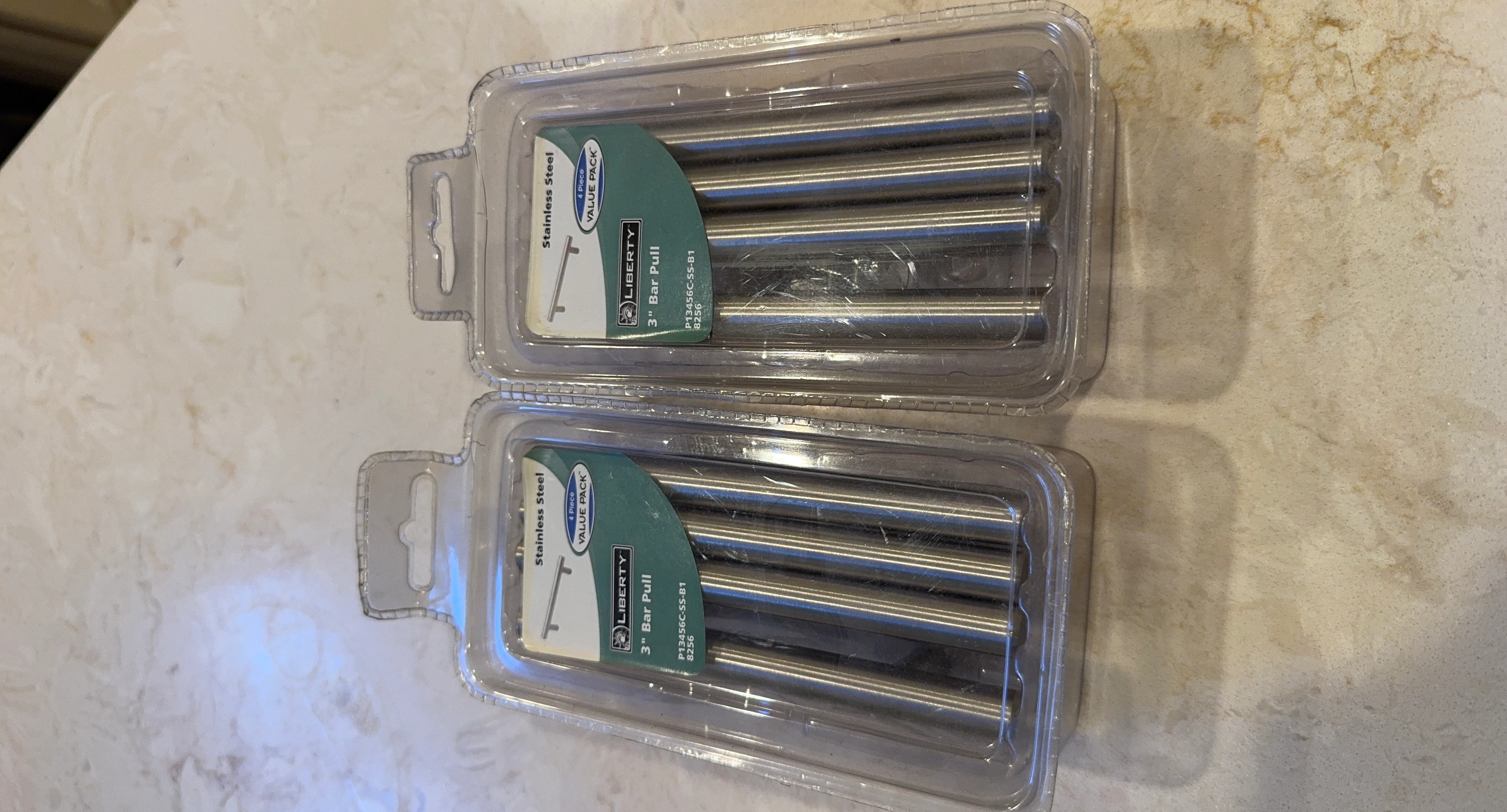 Liberty 3" Stainless Steel Bar Pull (4-Pack)