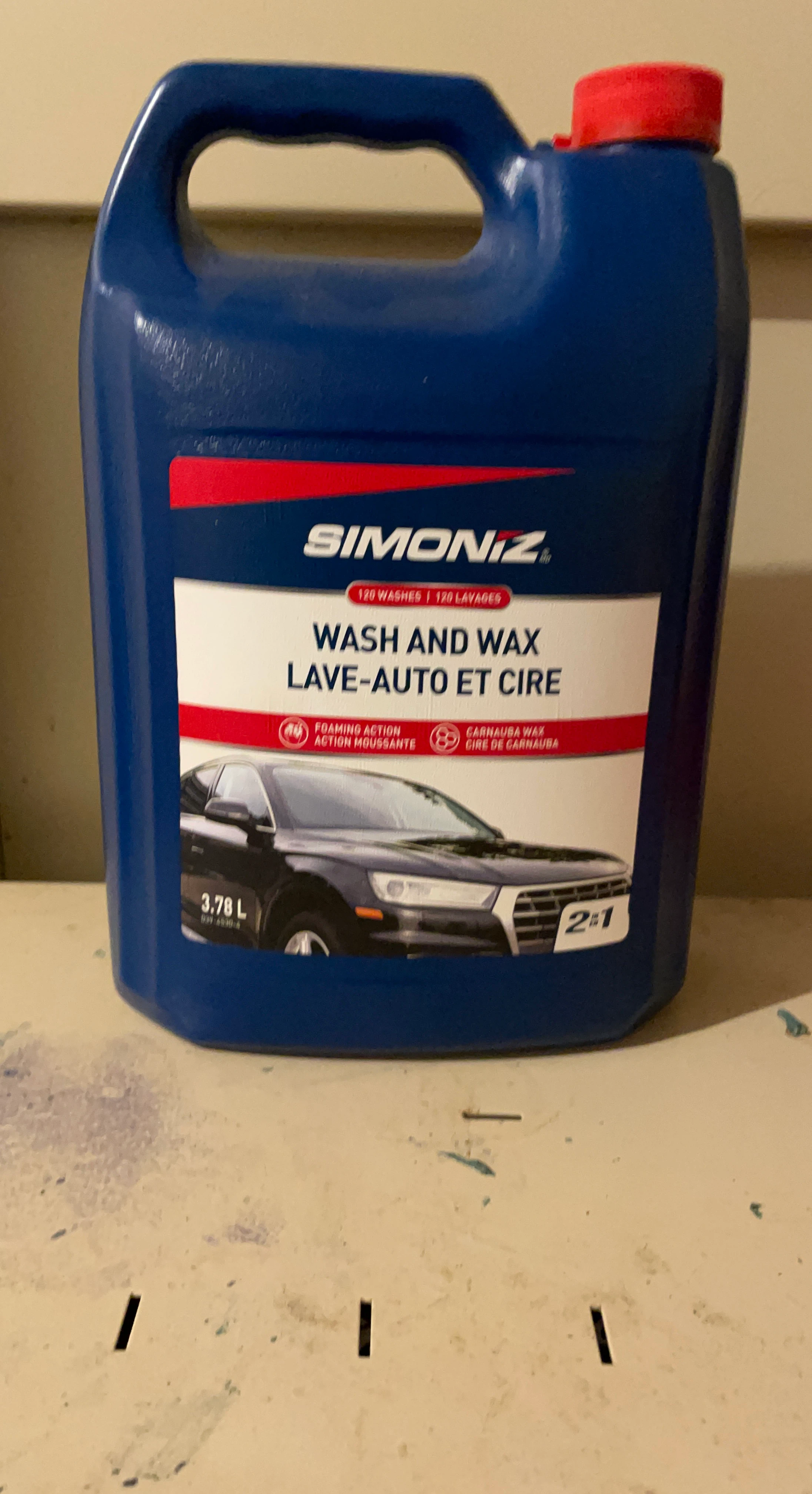 Simoniz Wash and Wax Car Soap - 3.78 L