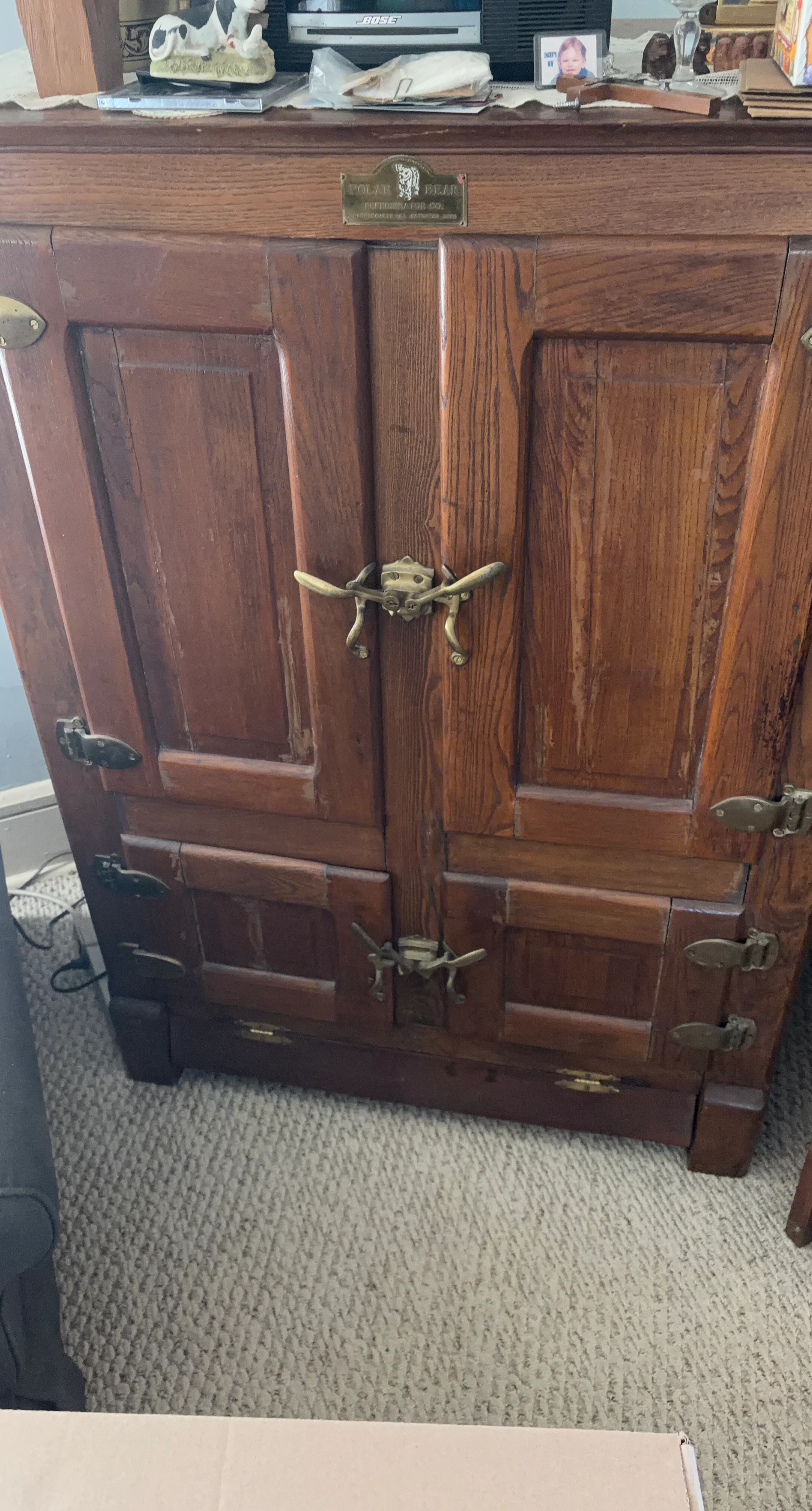 Antique ice box