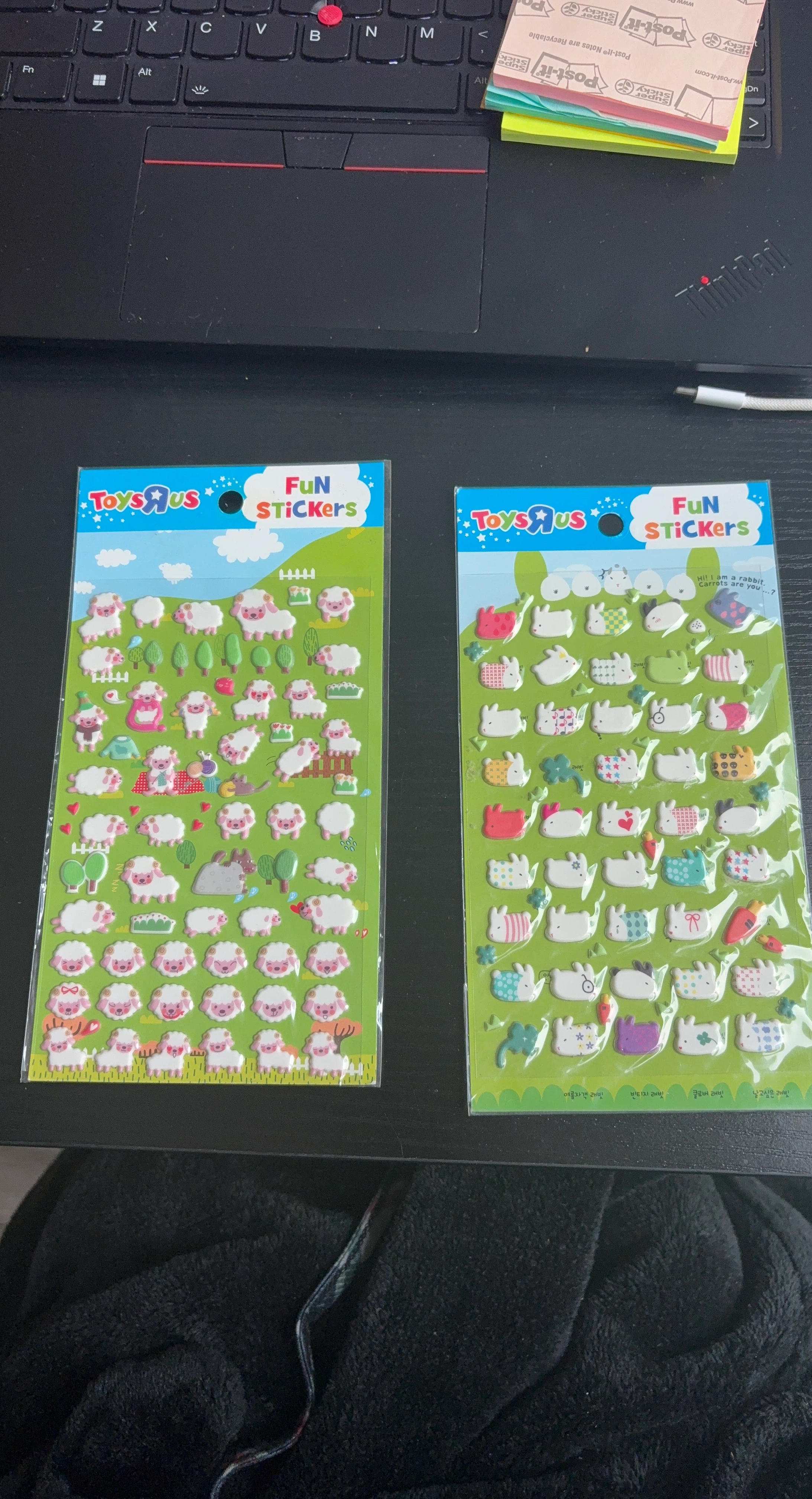 Toys "R" Us Fun Stickers - Sheep and Rabbit Theme