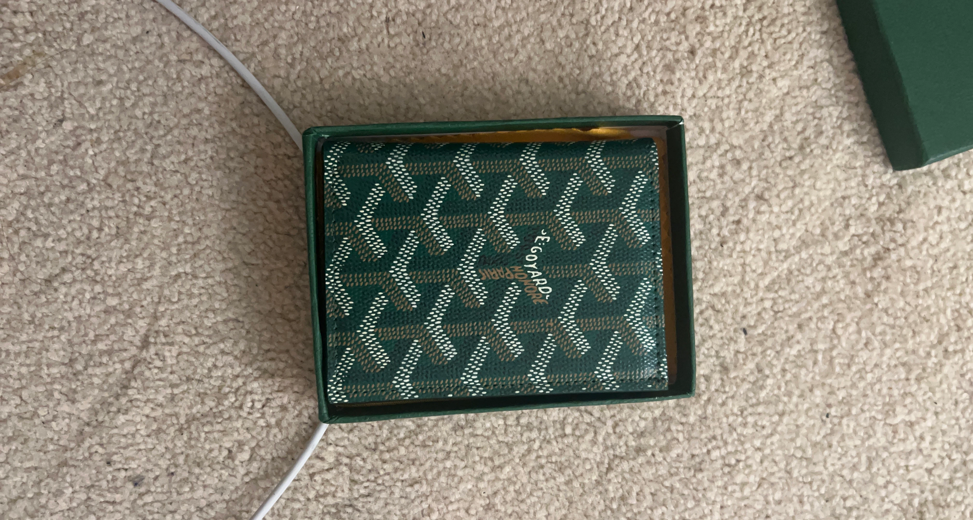 Goyard Bi-Fold Wallet Green