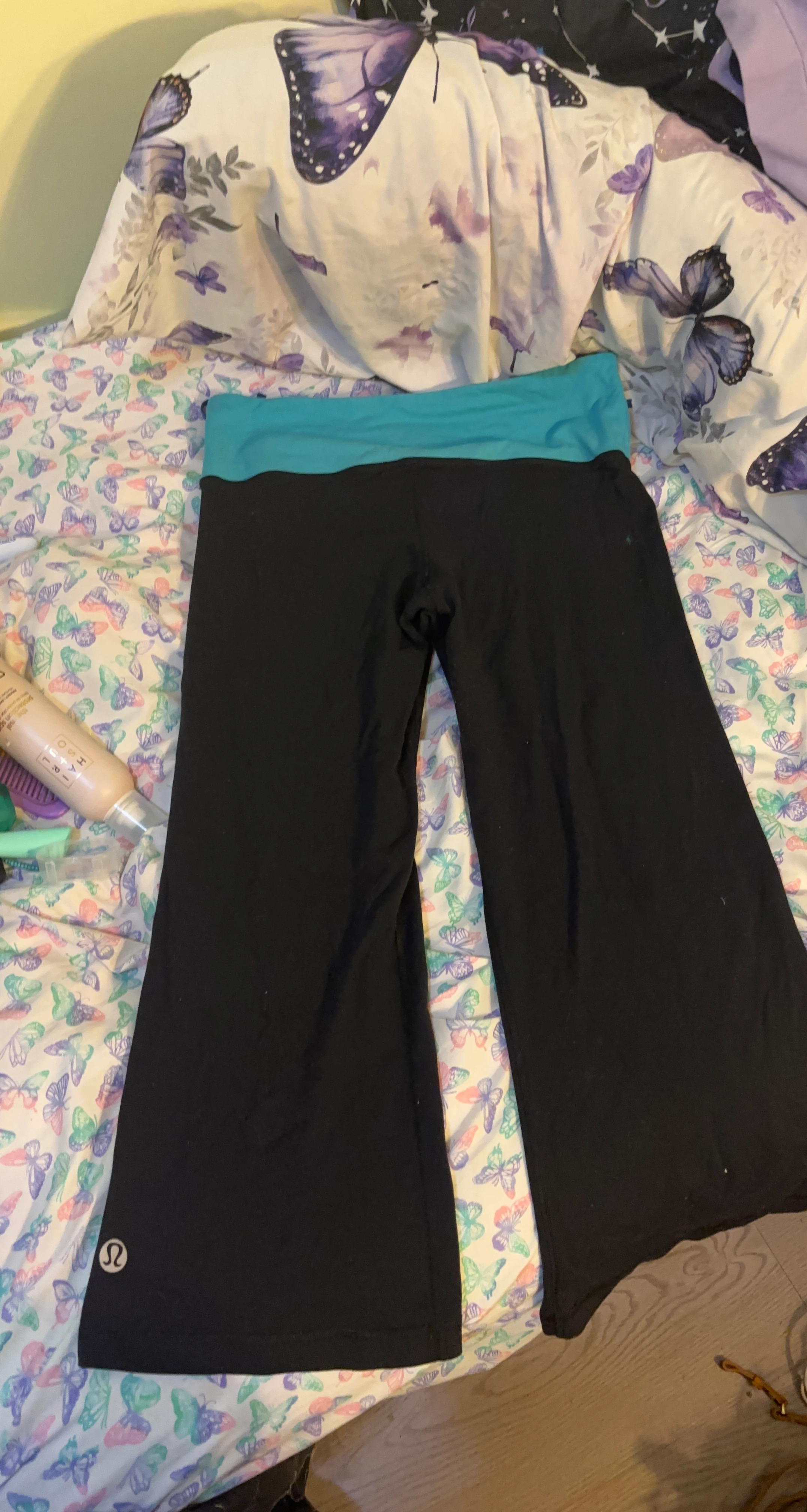 Lululemon Black Flare Yoga Pants