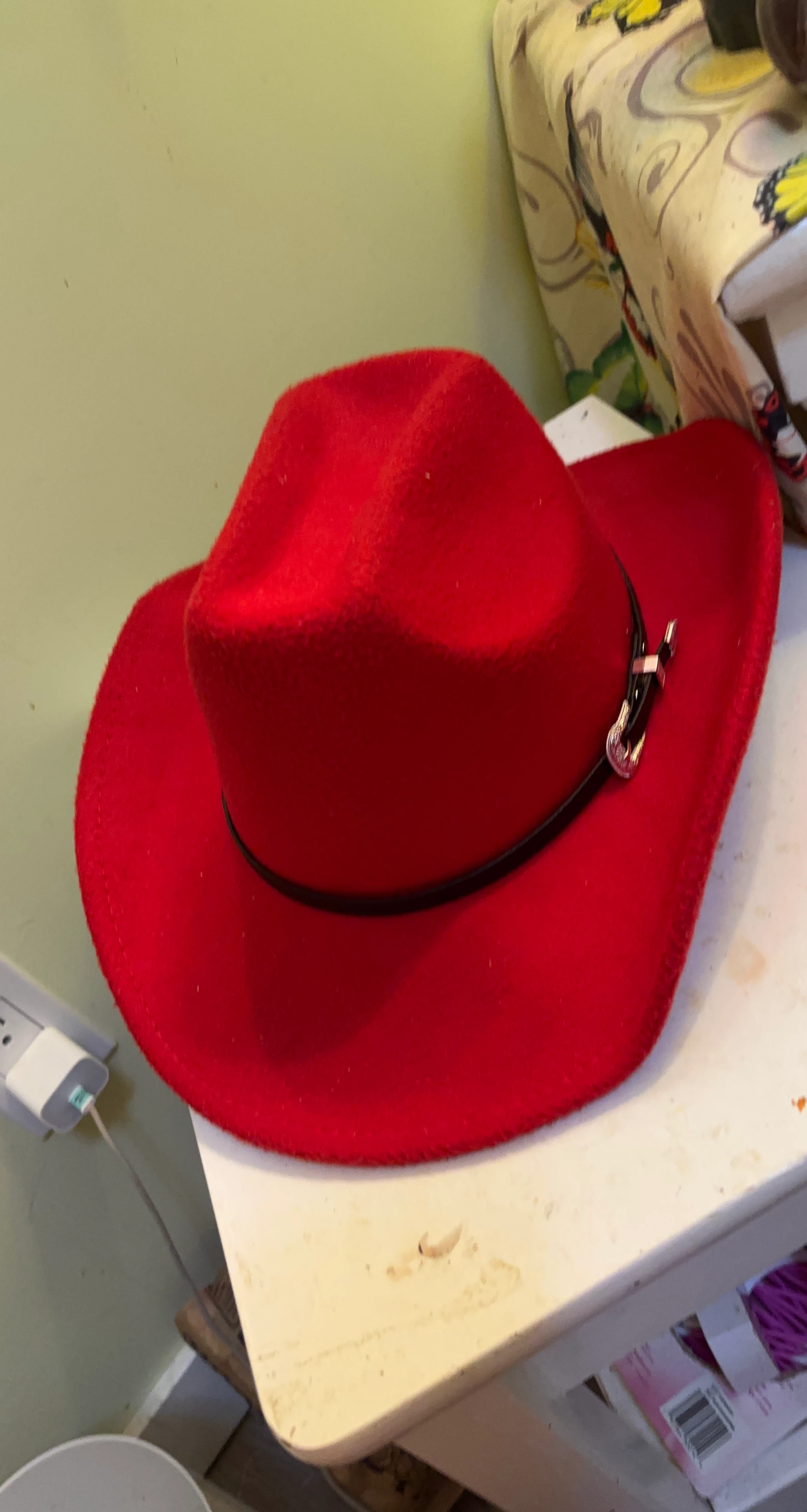 Red Cowboy Hat