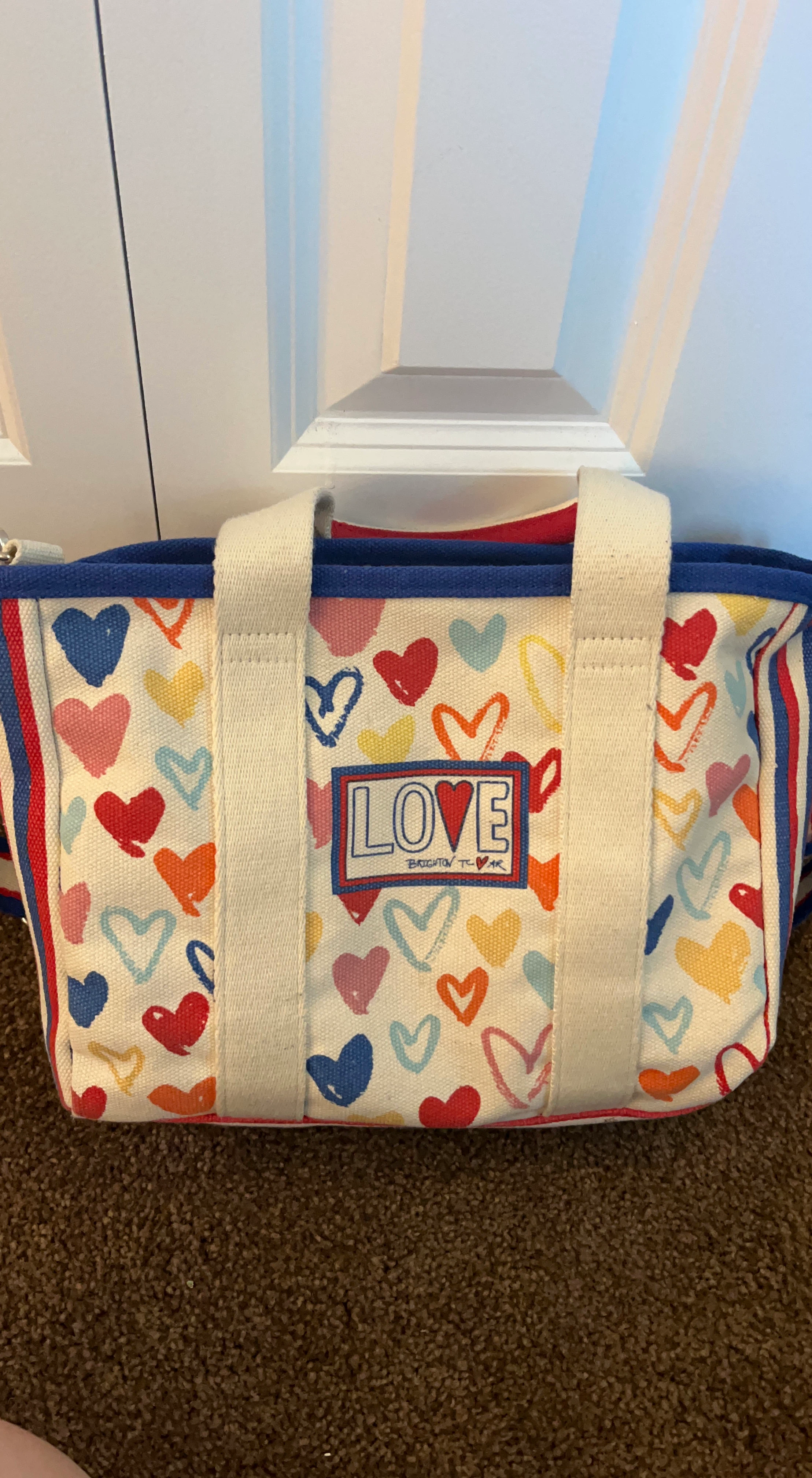 Brighton "LOVE" Canvas Tote Bag