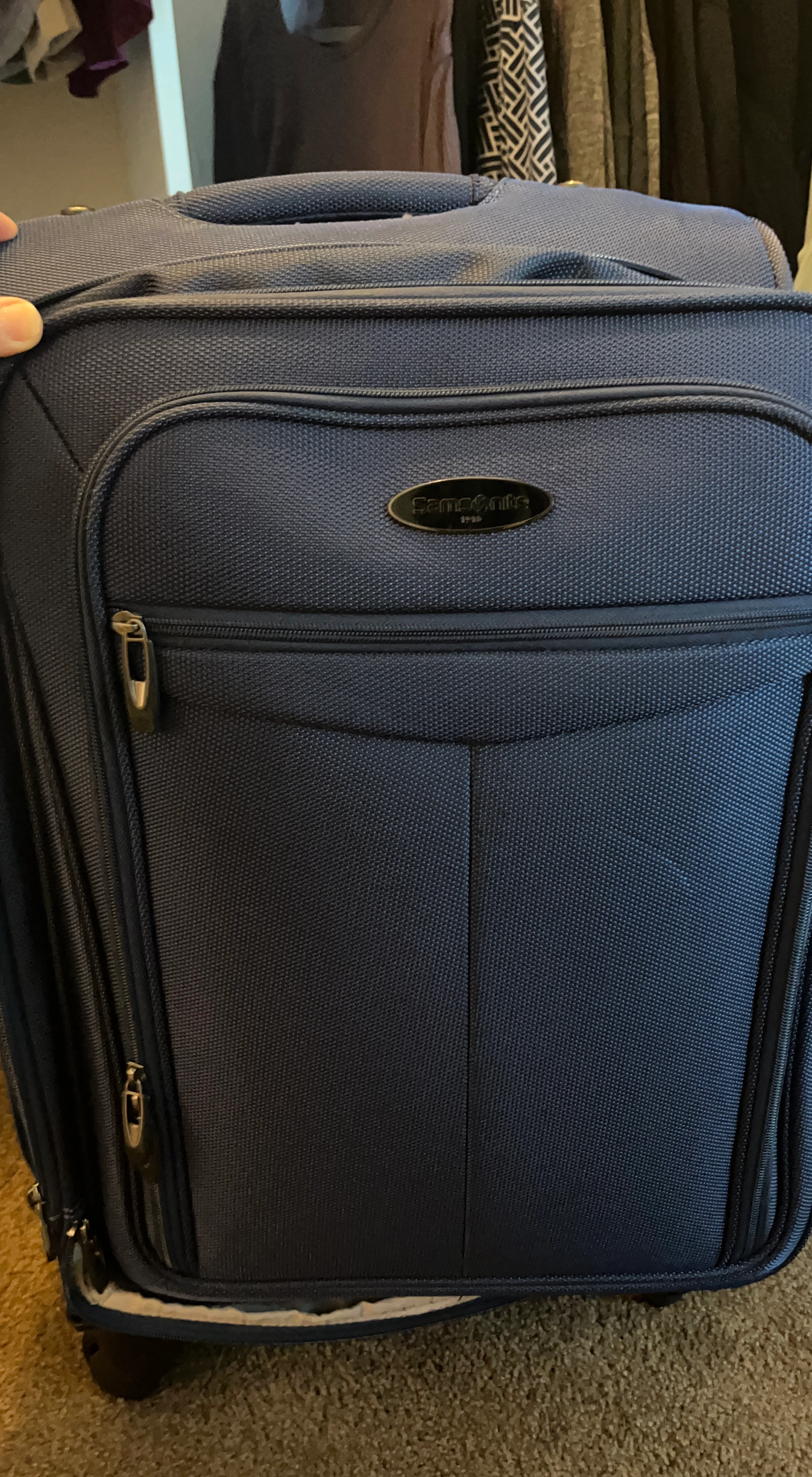 Samsonite Blue Spinner Suitcase