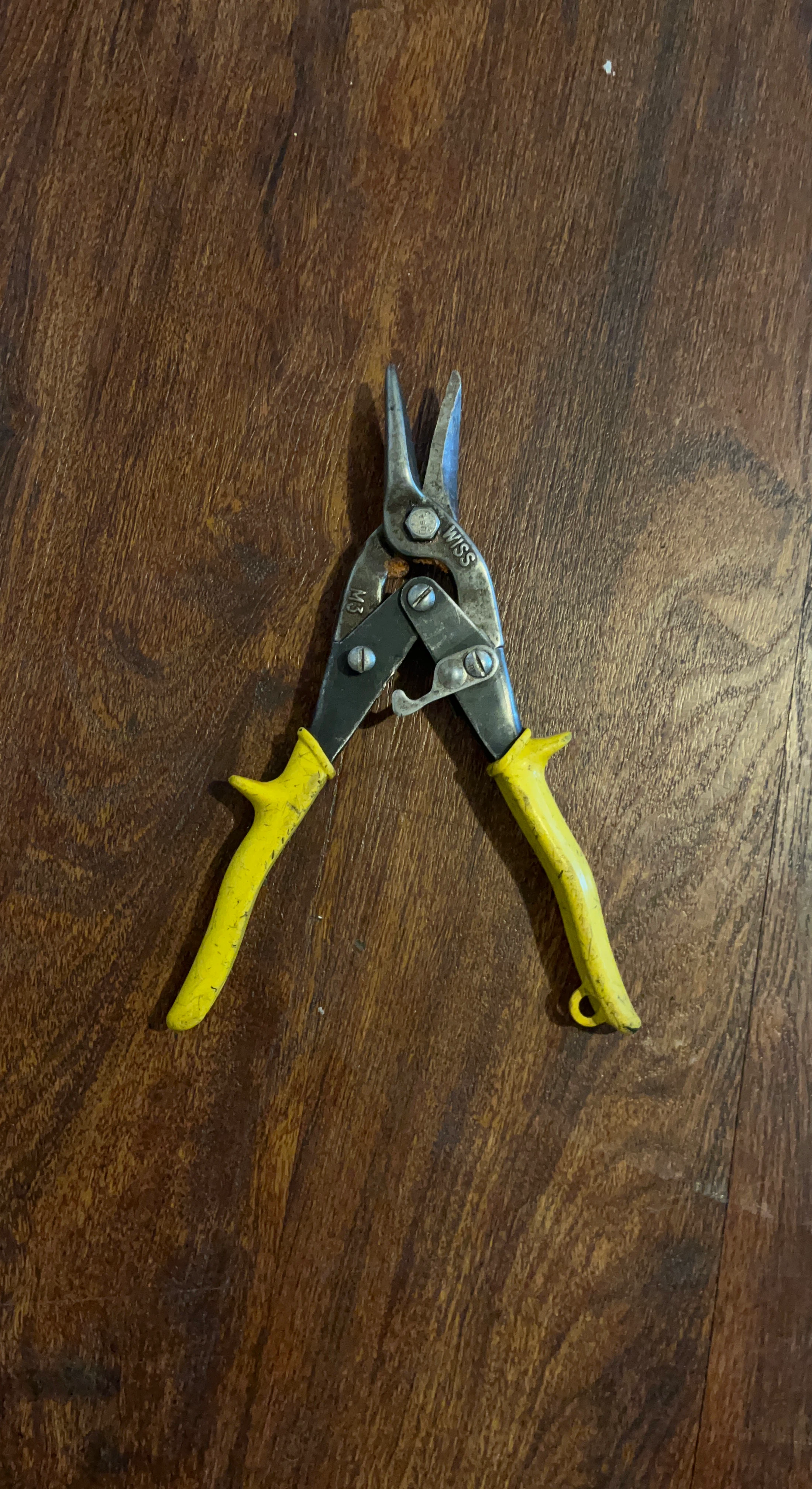 Wiss Tin Snips Metal Shears Yellow Handles