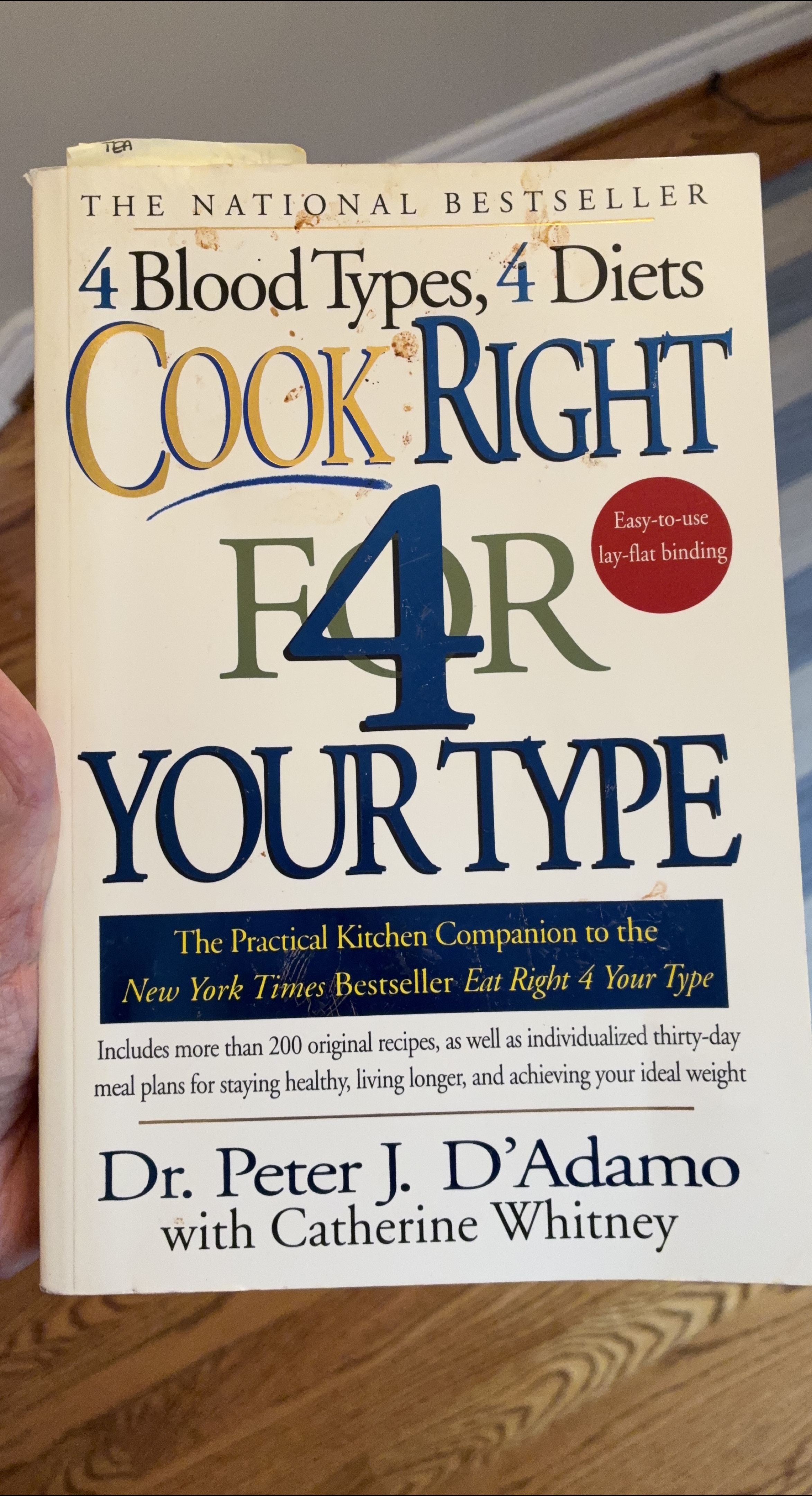 Cook Right 4 Your Type Book