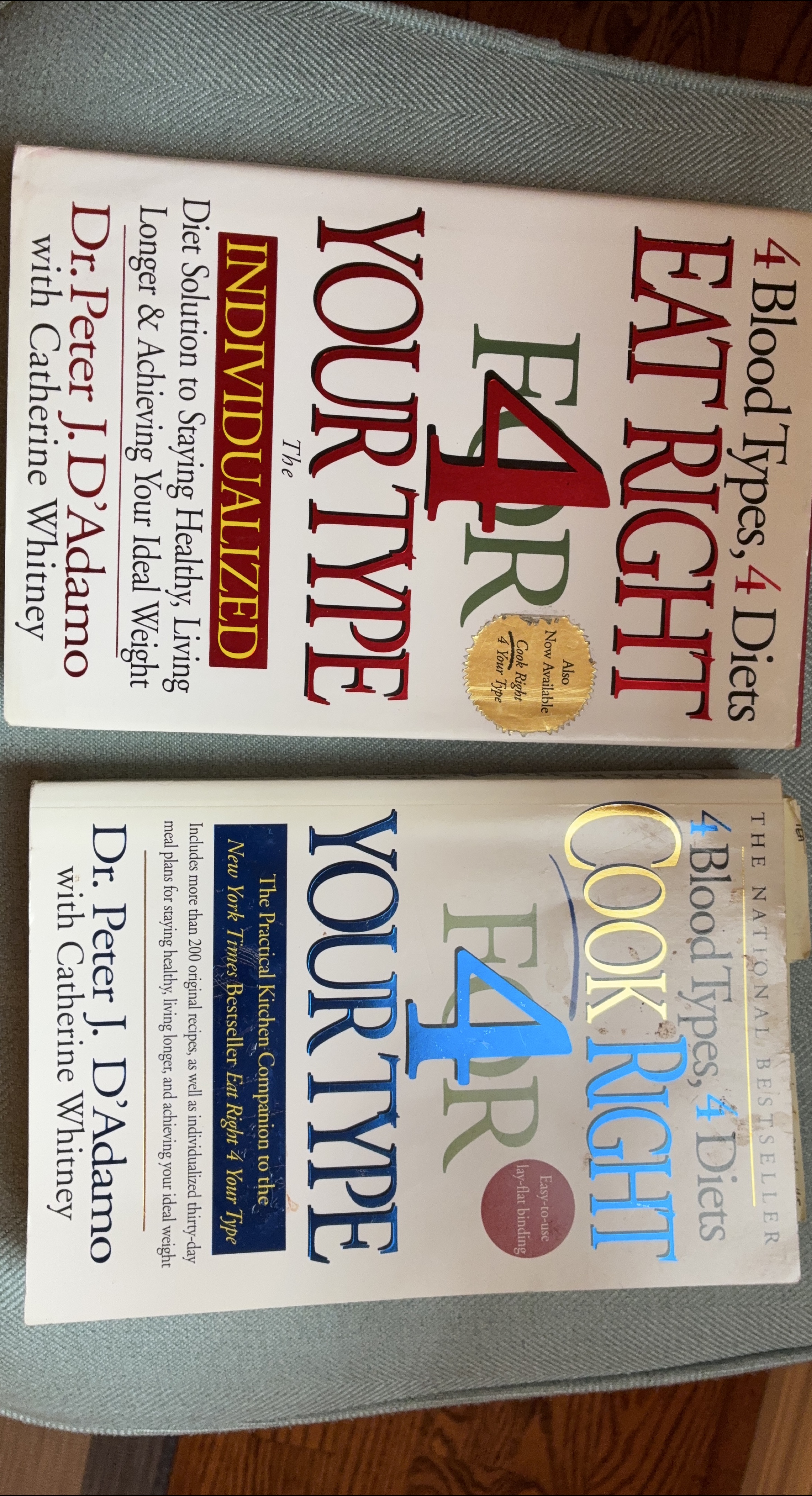 Dr. Peter J. D'Adamo Eat Right 4 Your Type Books