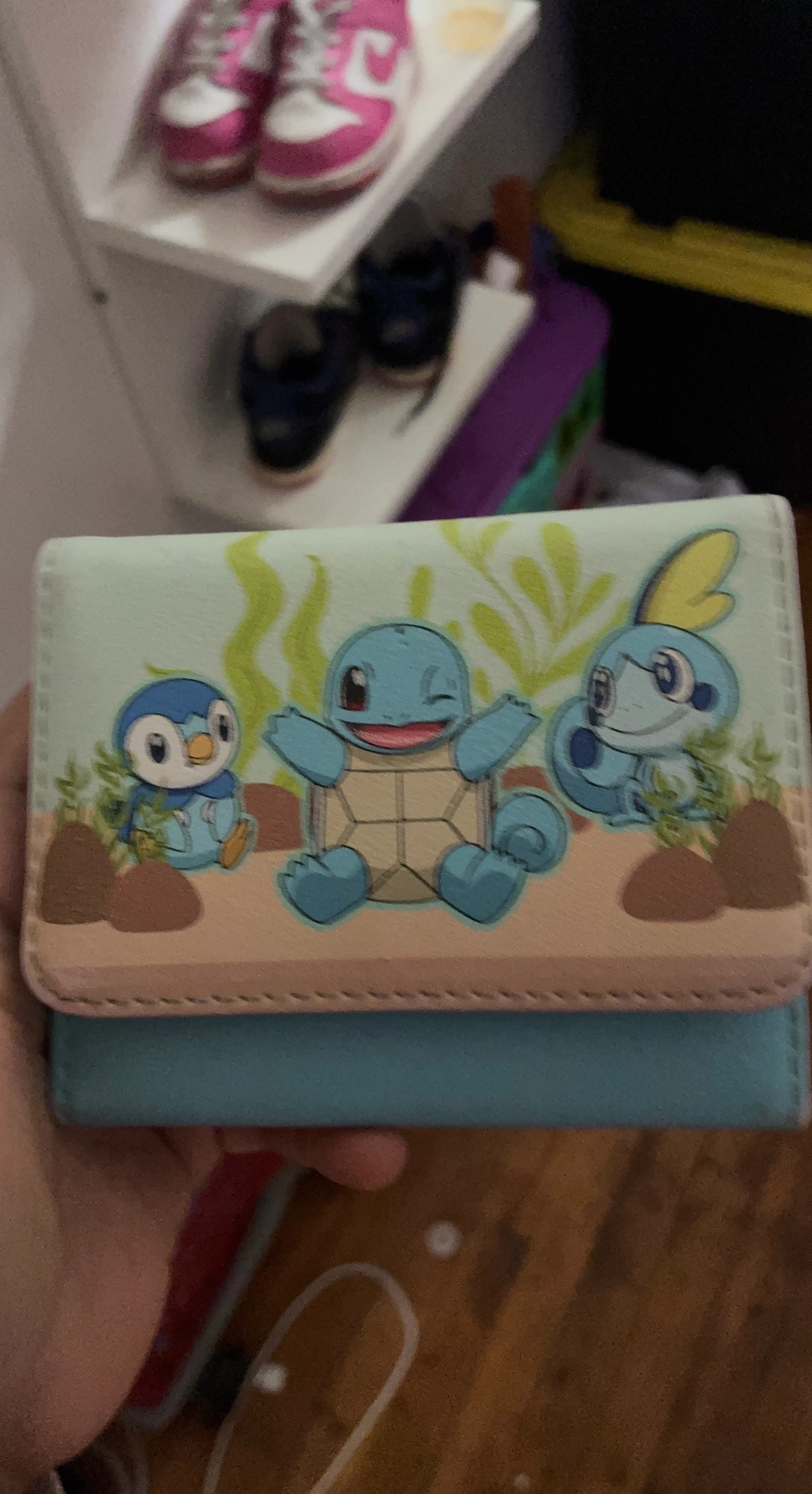 Pokemon Squirtle, Piplup, Sobble Wallet