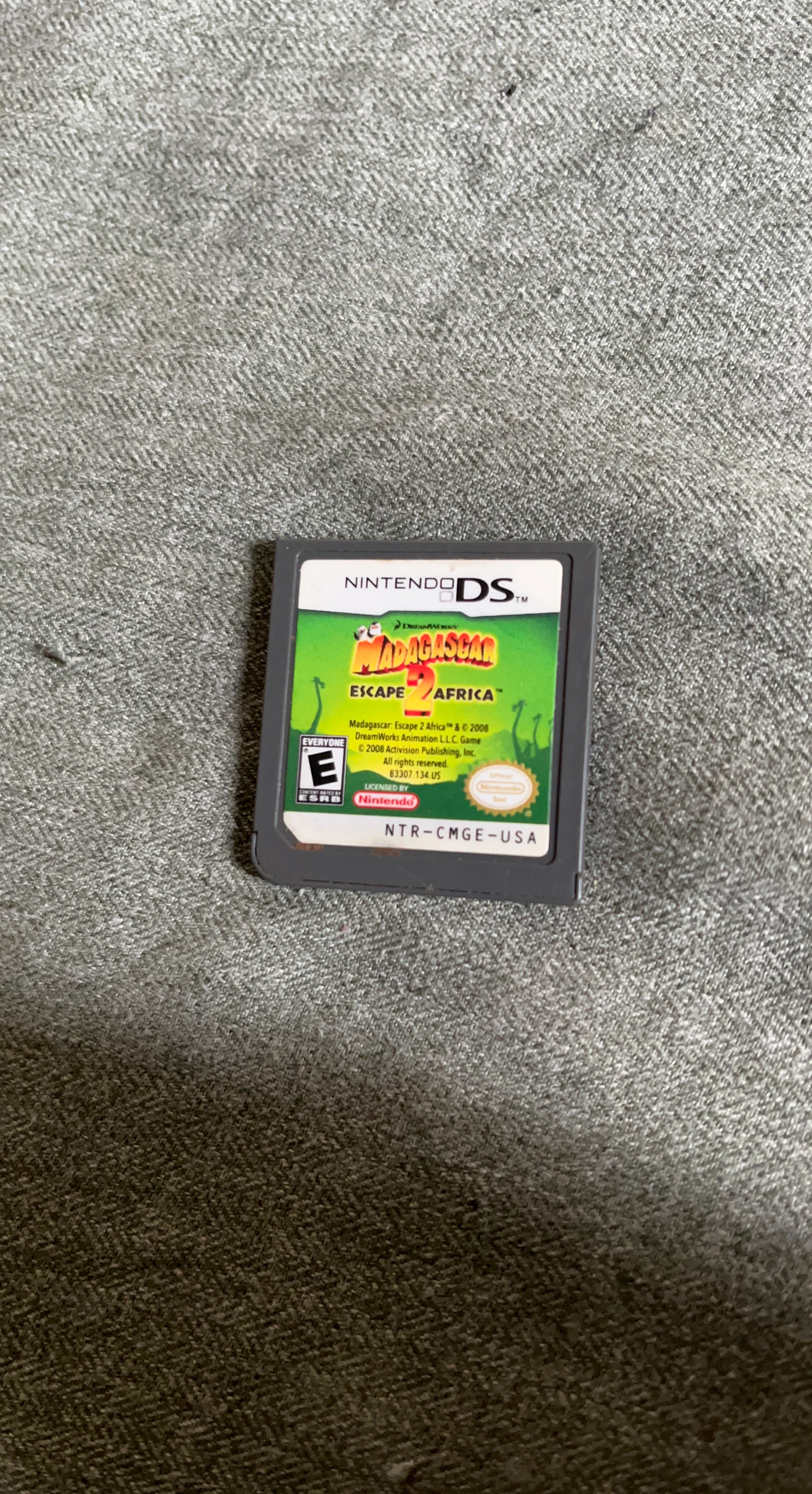 Nintendo DS Madagascar Escape 2 Africa Game