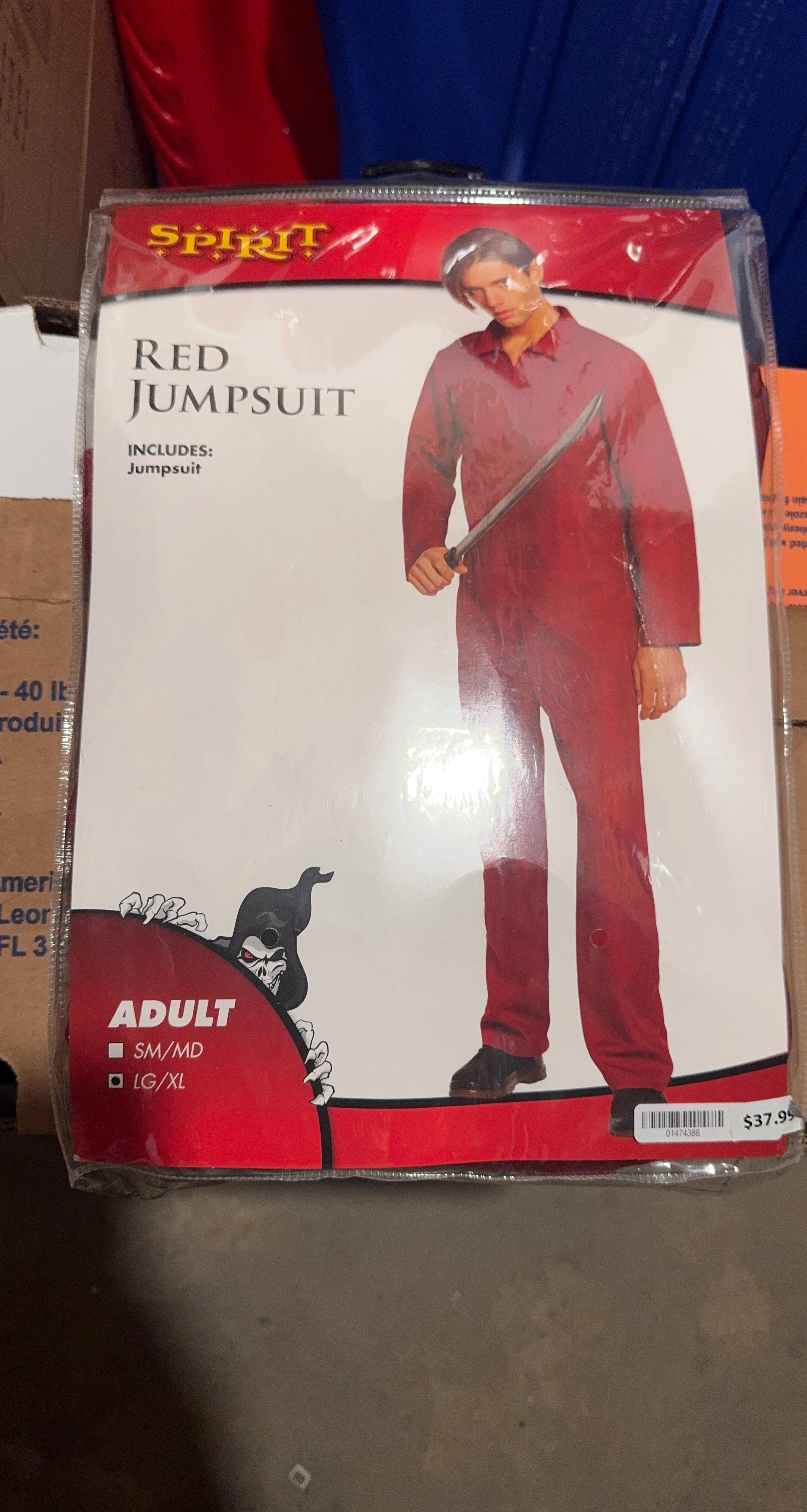 Spirit Red Jumpsuit Adult Costume x2