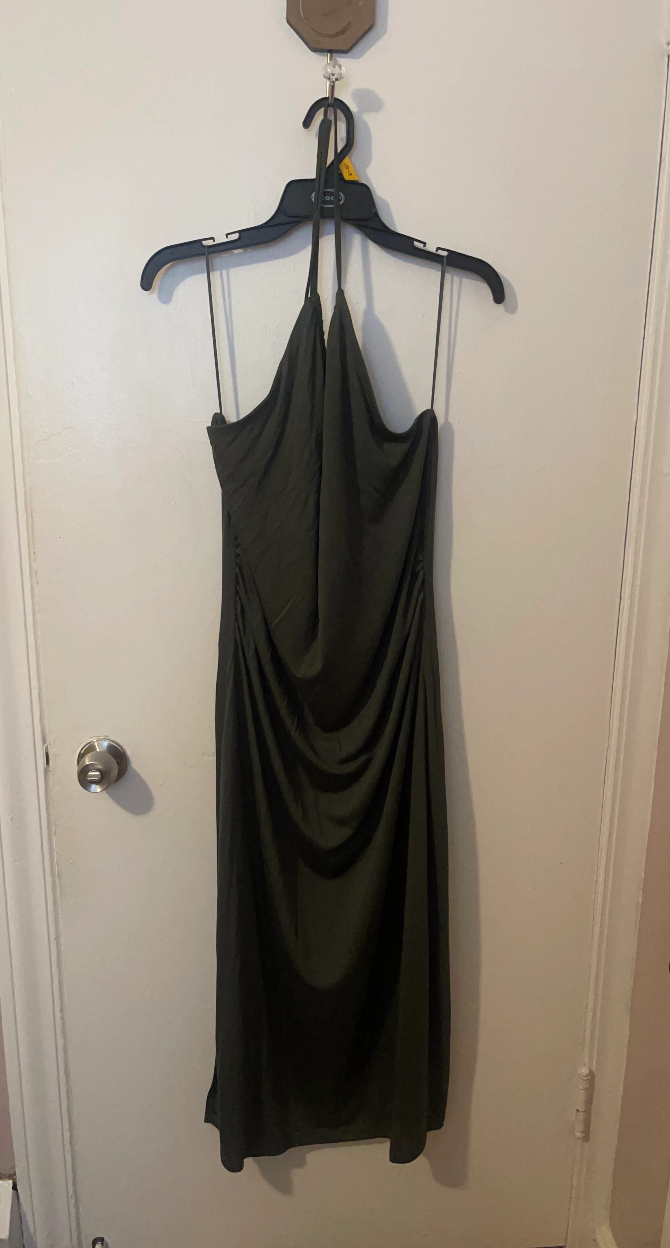 Shein Ruched Halter Neck Dress