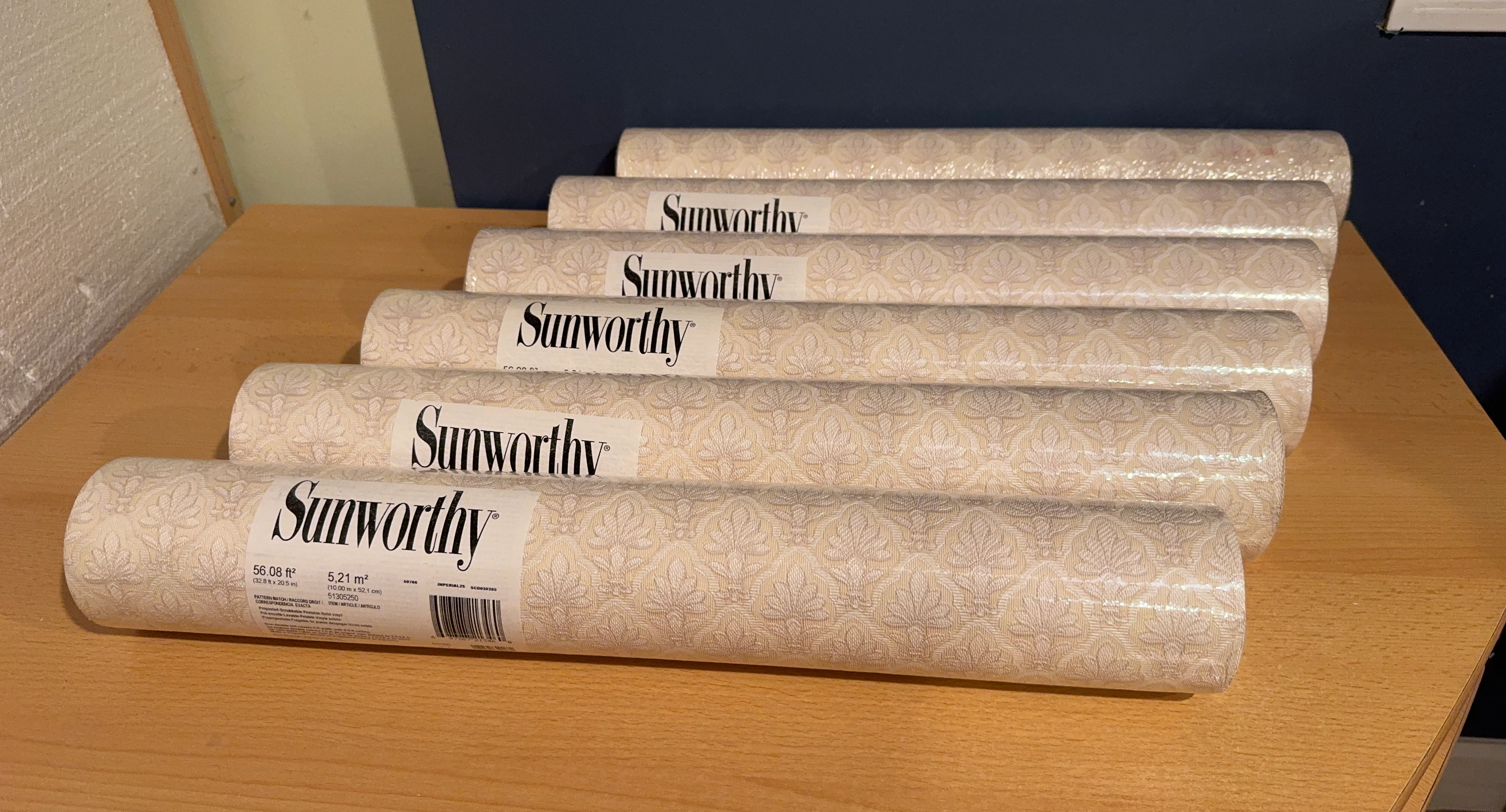 Sunworthy Wallpaper Rolls