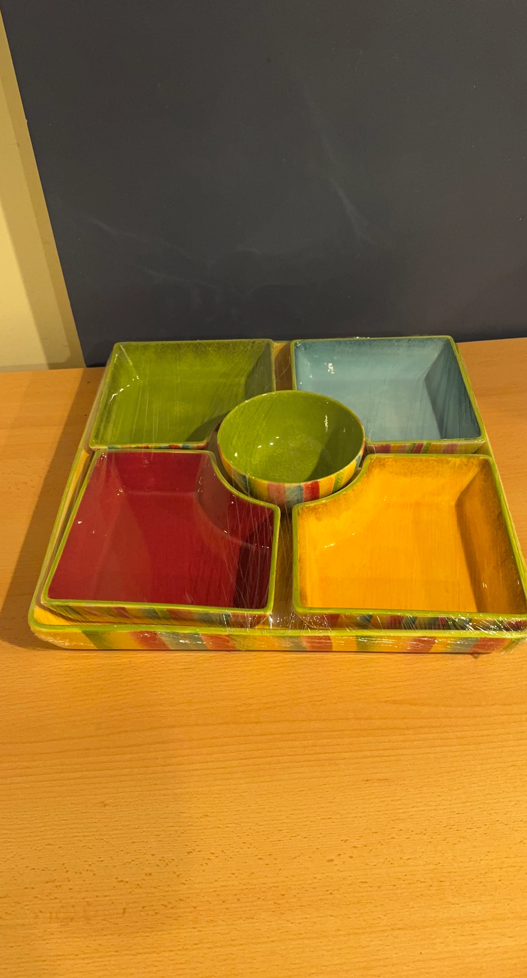 Colorful Appetizer Serving Platter