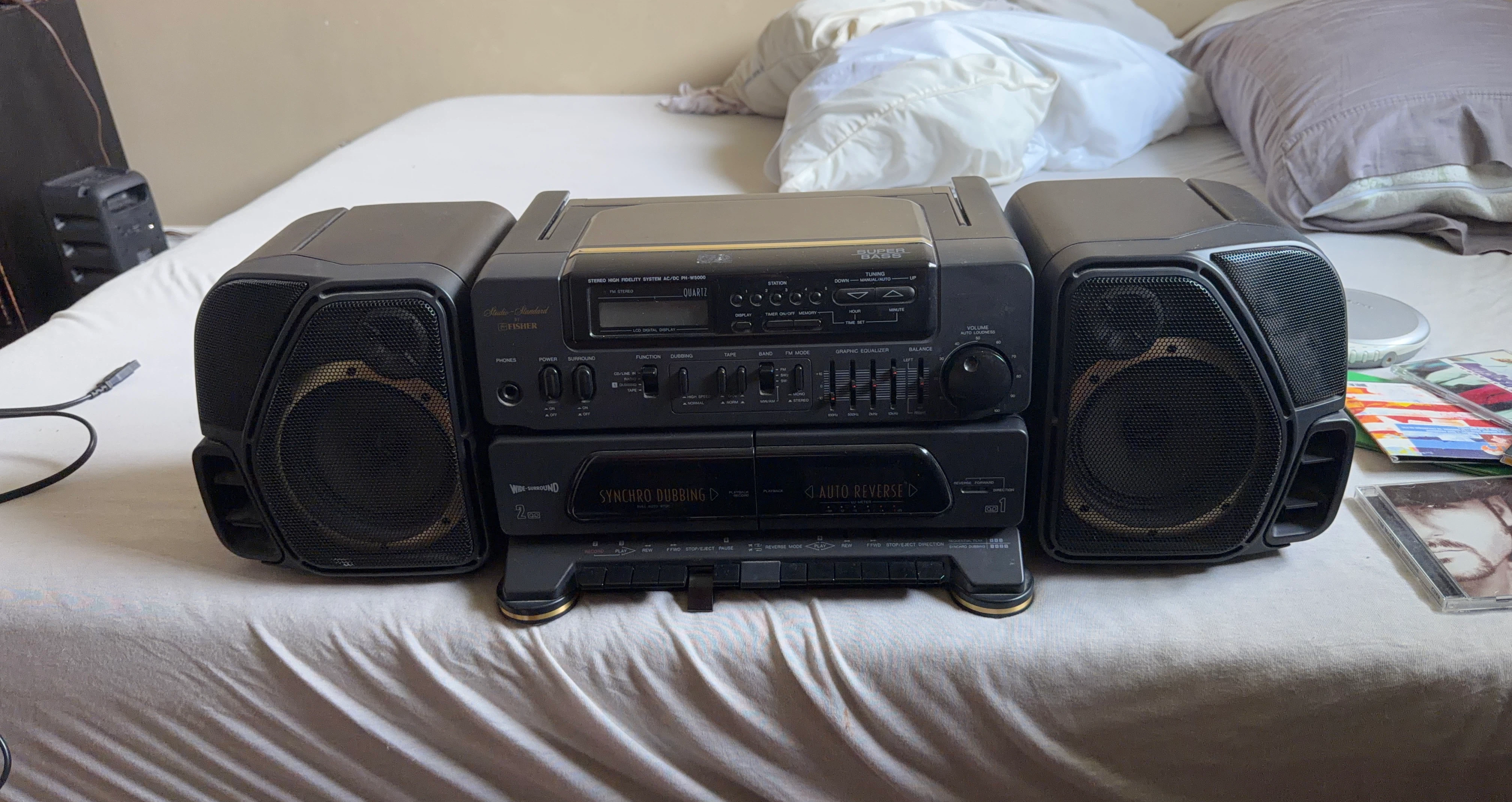 Fisher Stereo Model PH-W5000 Boombox