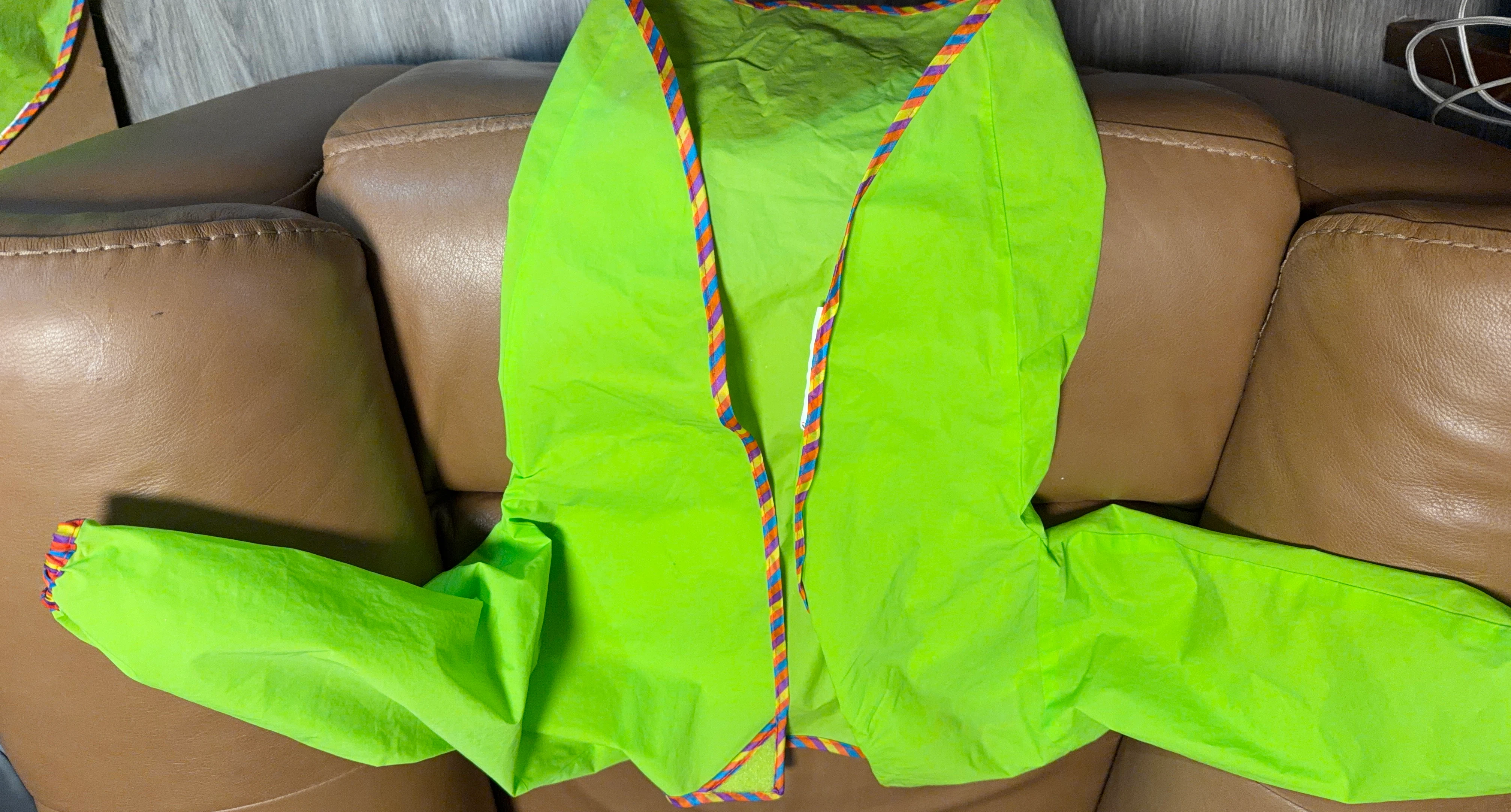 Bright Green Kids Paint Smock