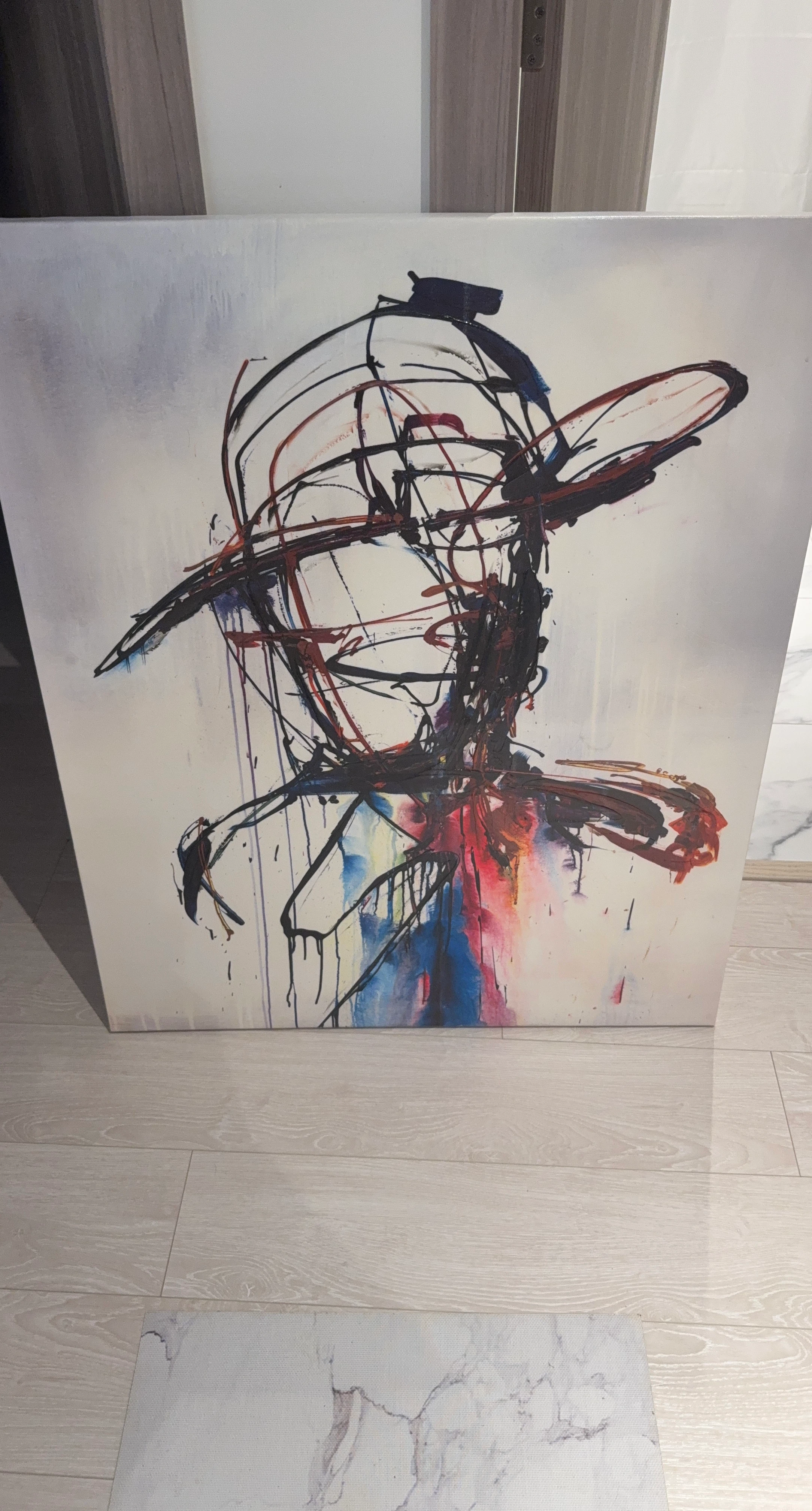 Abstract Portrait Canvas Art Painting