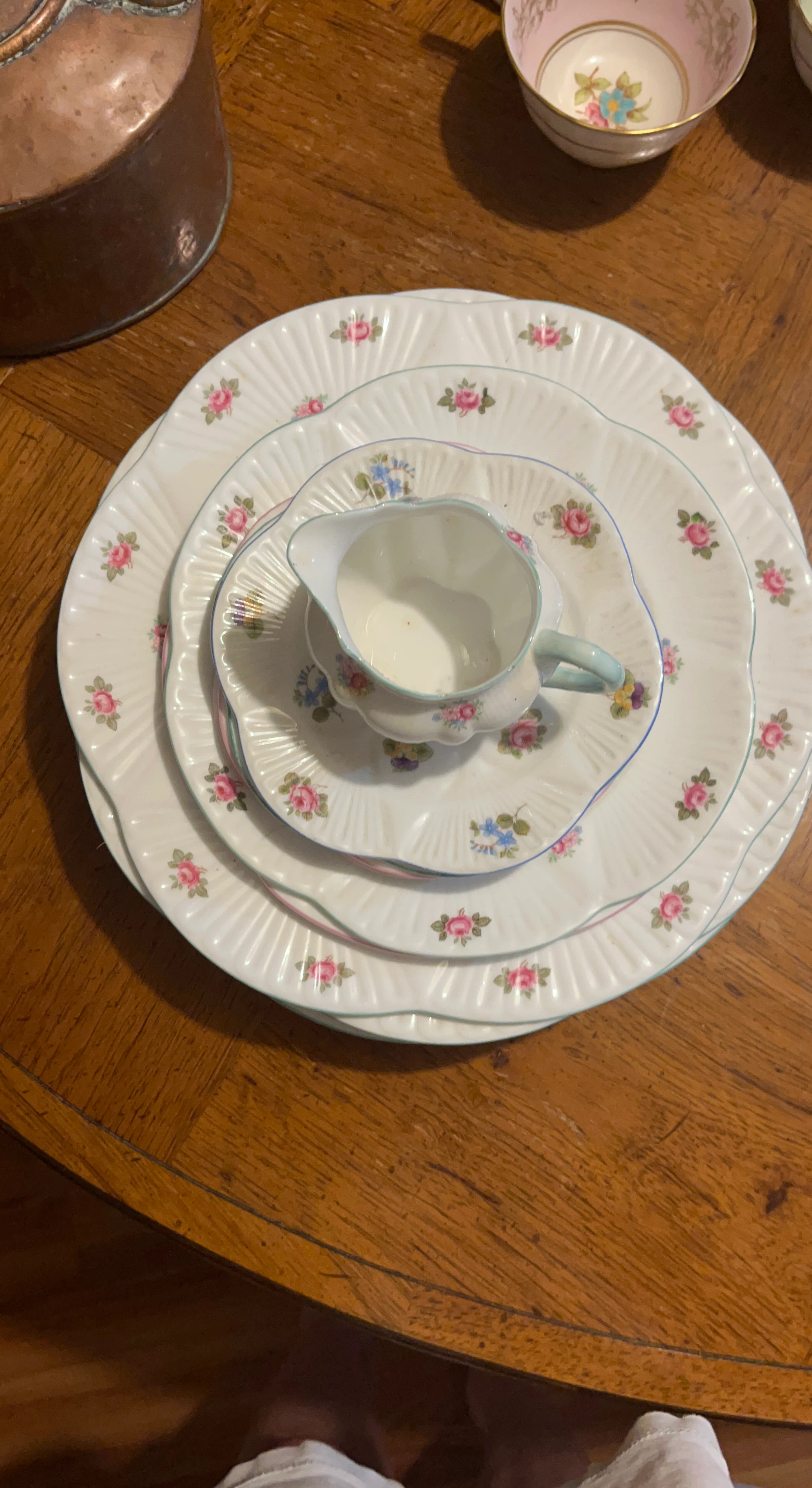 Shelley England Bridal Rose Fine Bone China Set