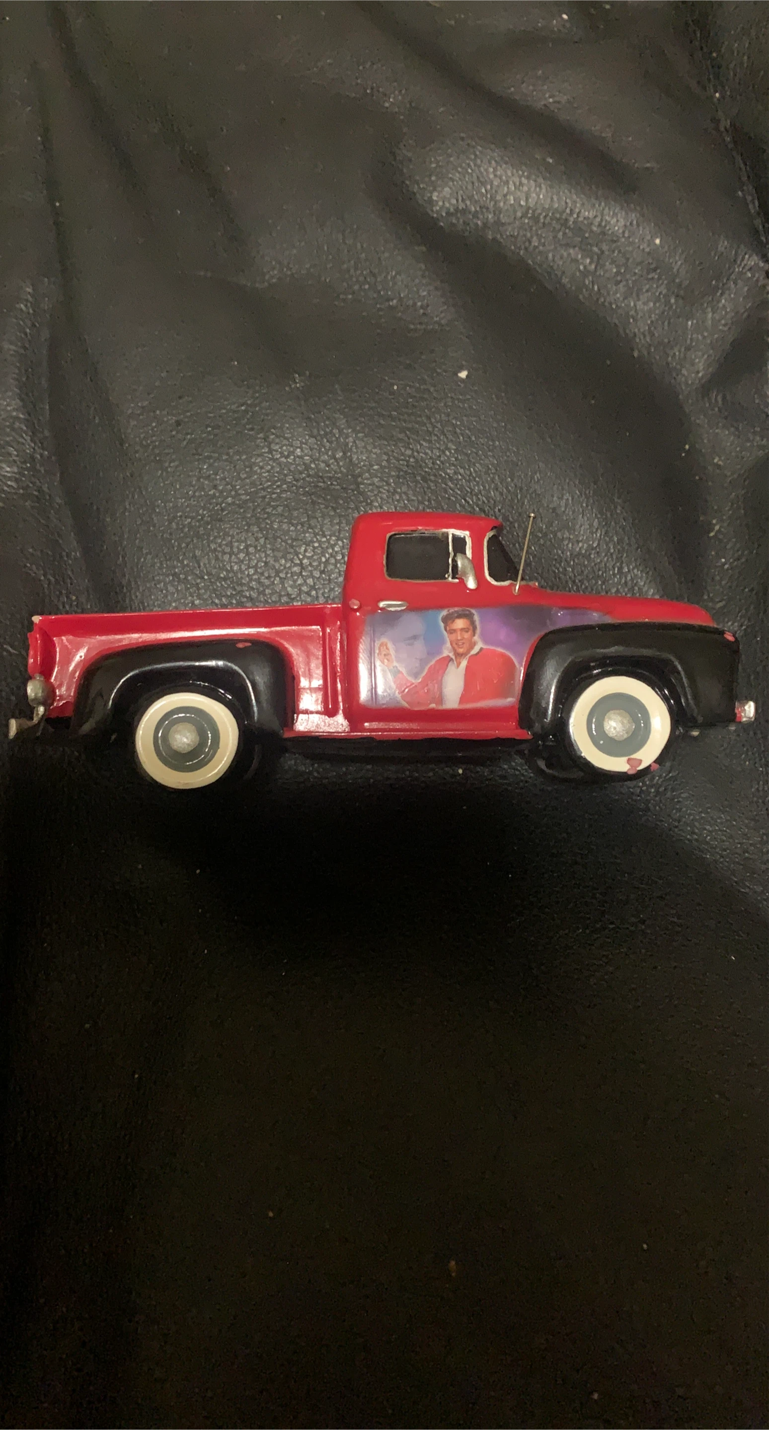 Red Elvis Presley Pickup Truck Toy