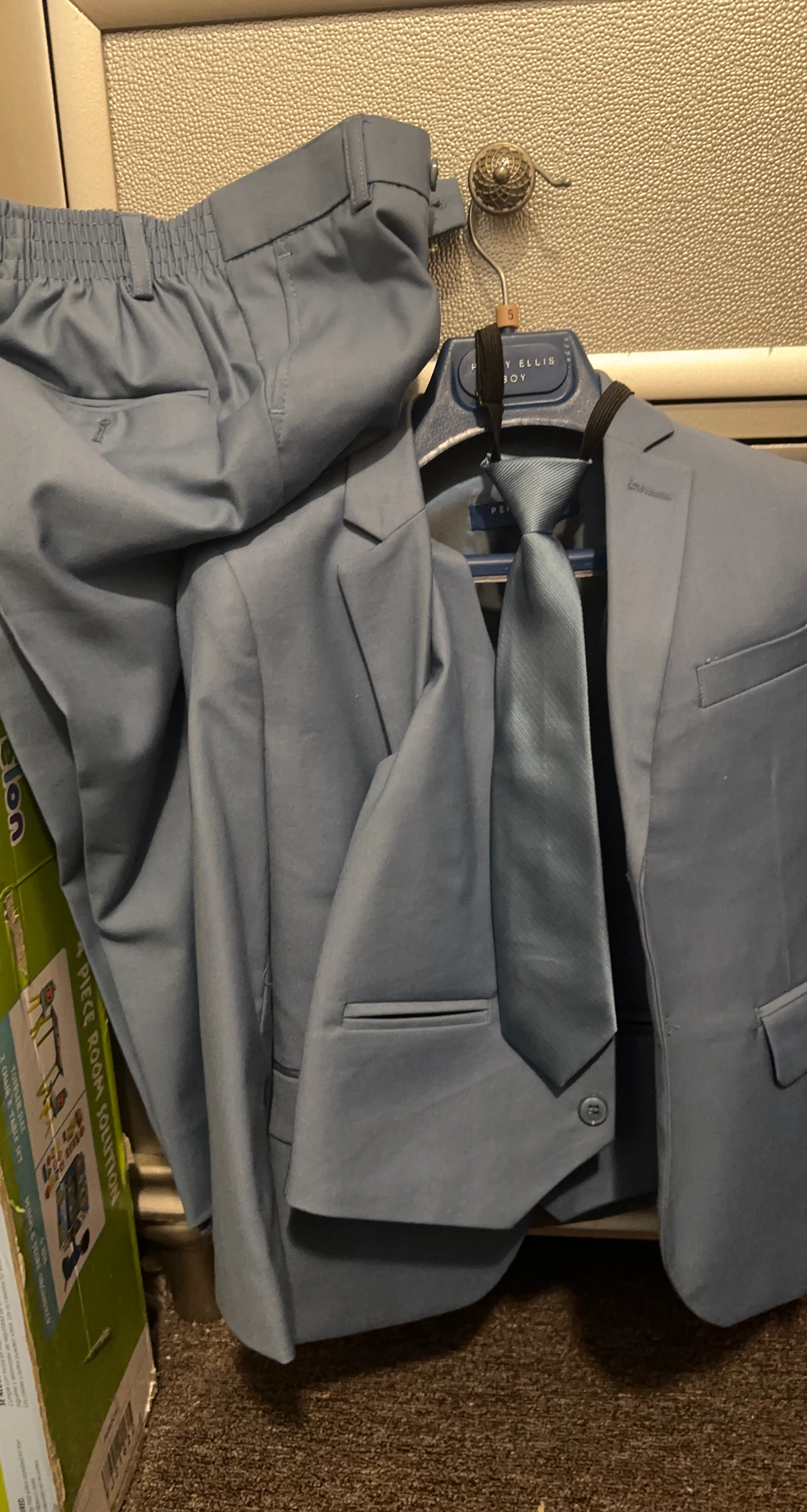 Light  Blue boy Suit with Tie