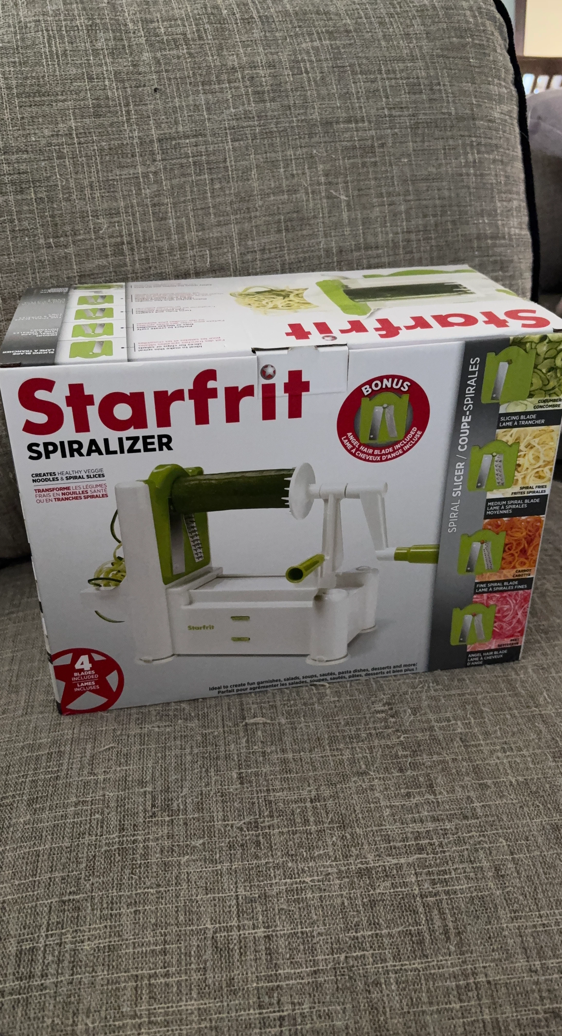 Starfrit Spiralizer with 4 Blades