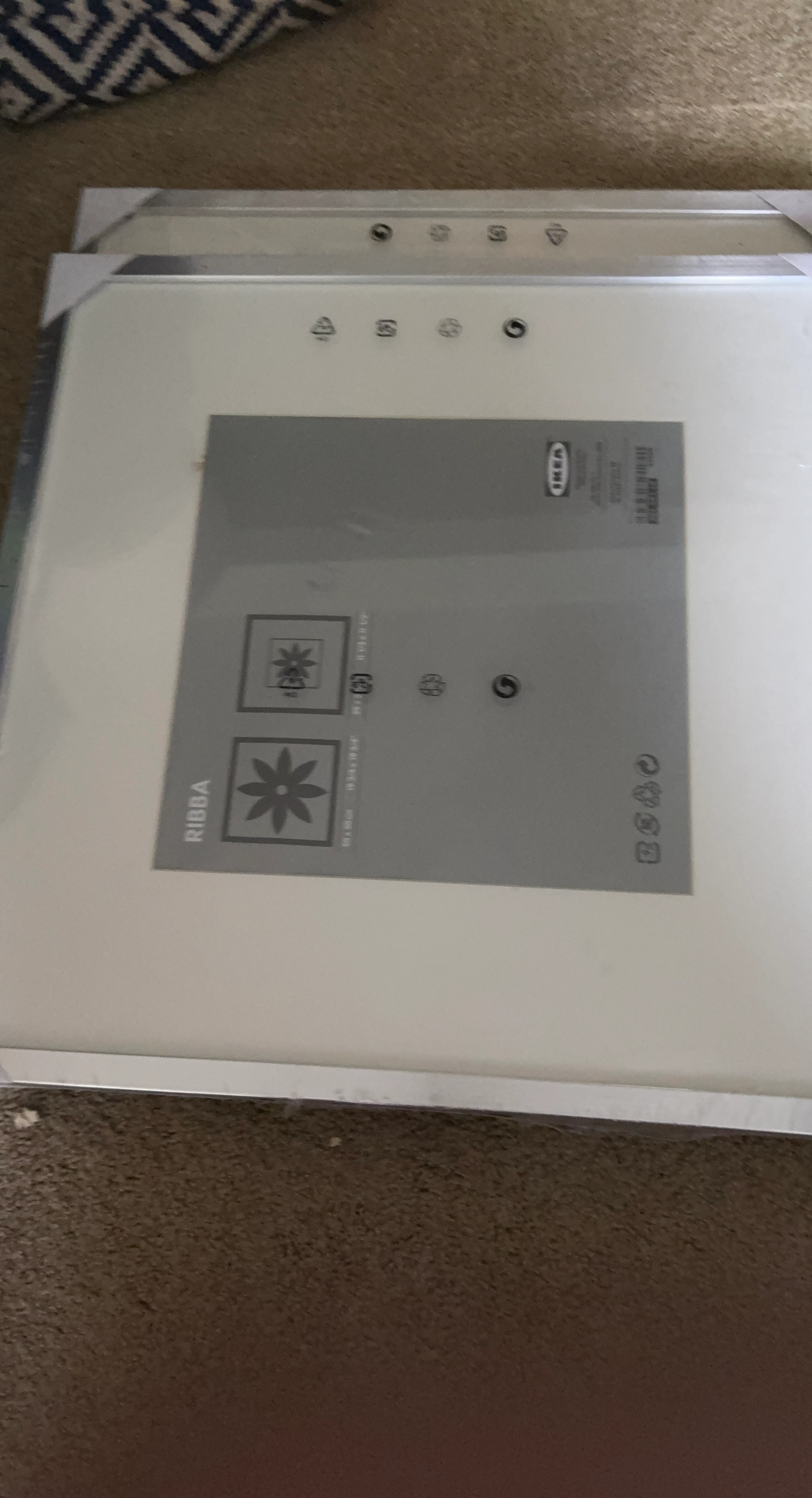 2 IKEA RIBBA Picture Frames
