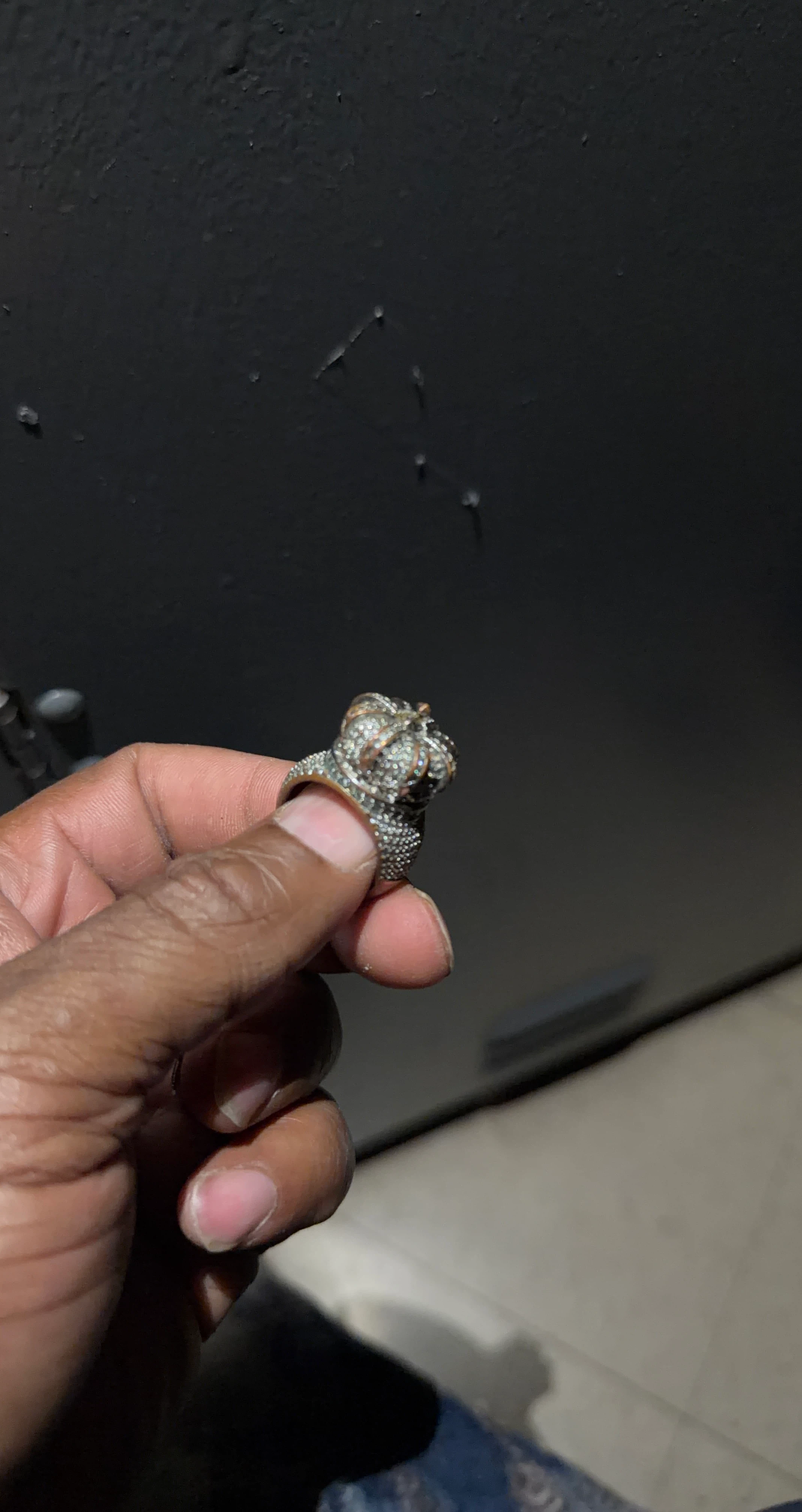 Crown Ring with Diamonds
