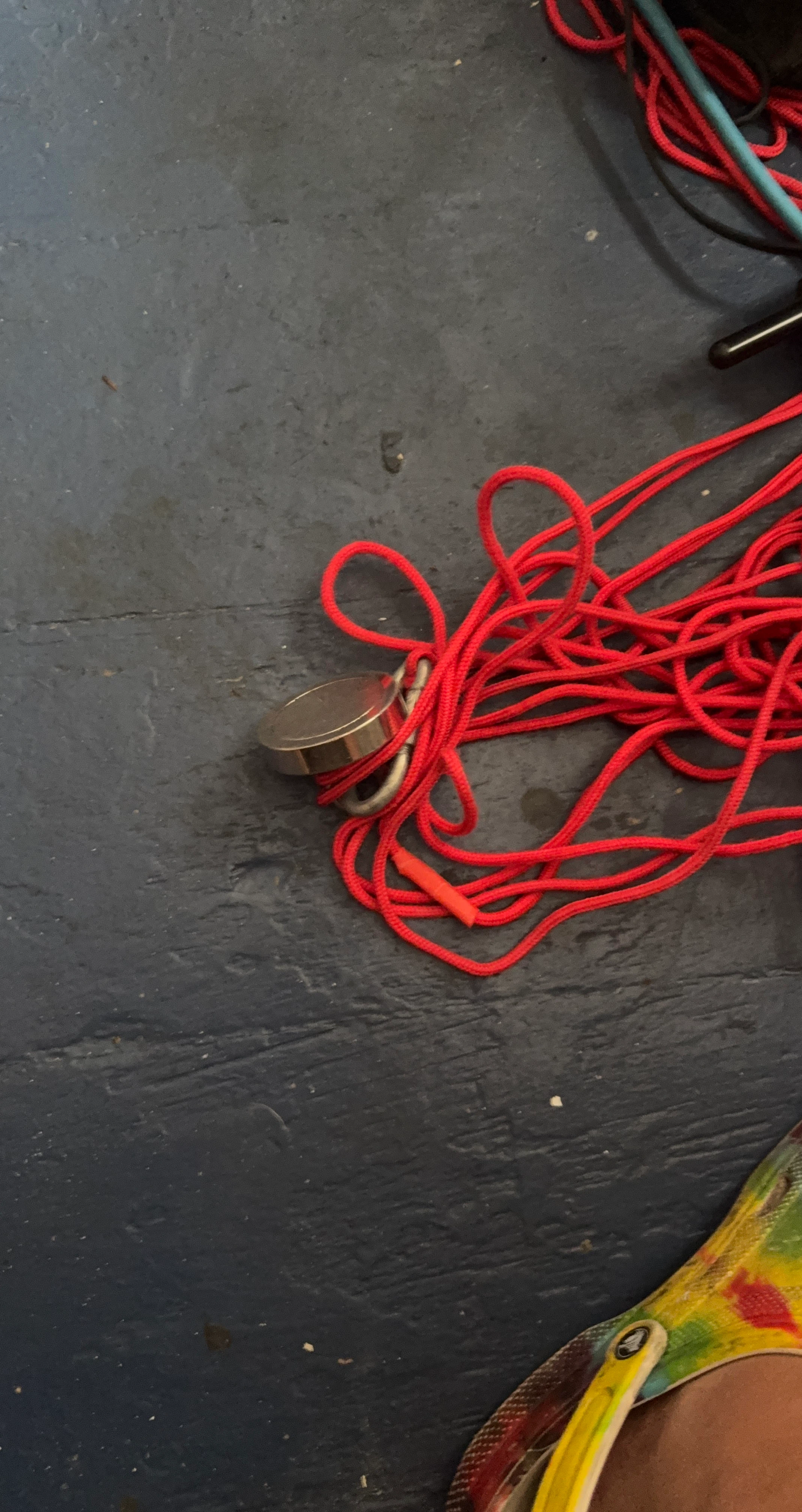 Red Rope with Magnetic Hook
