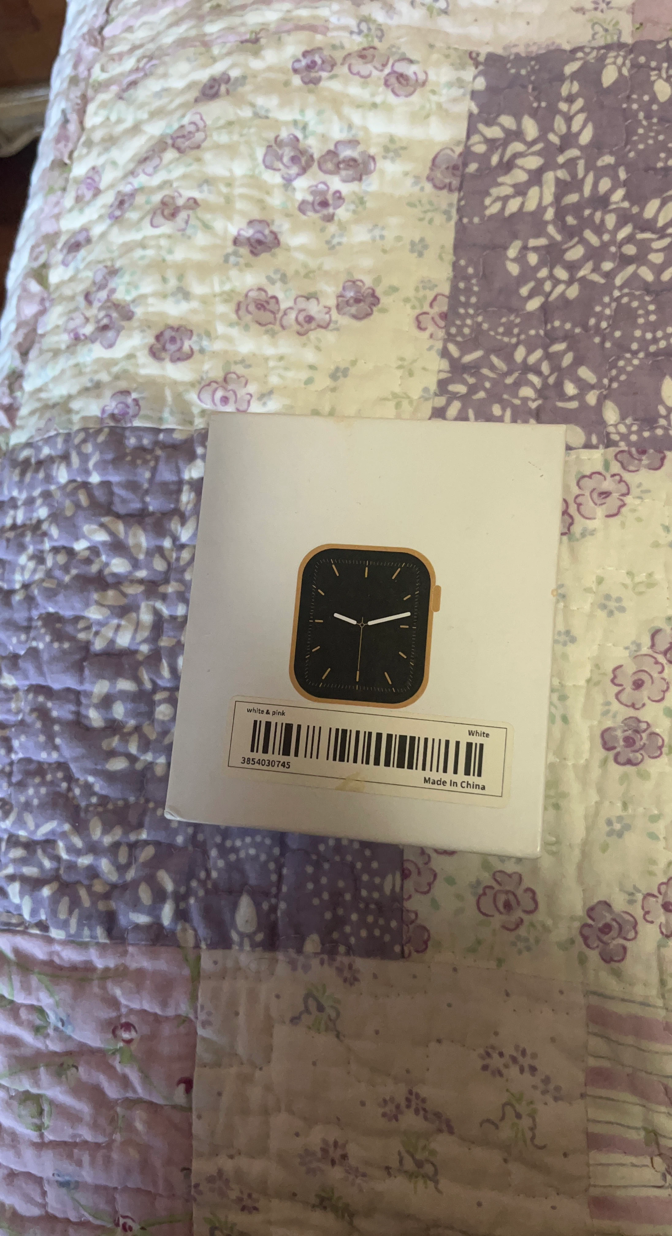 Smart Watch White & Pink