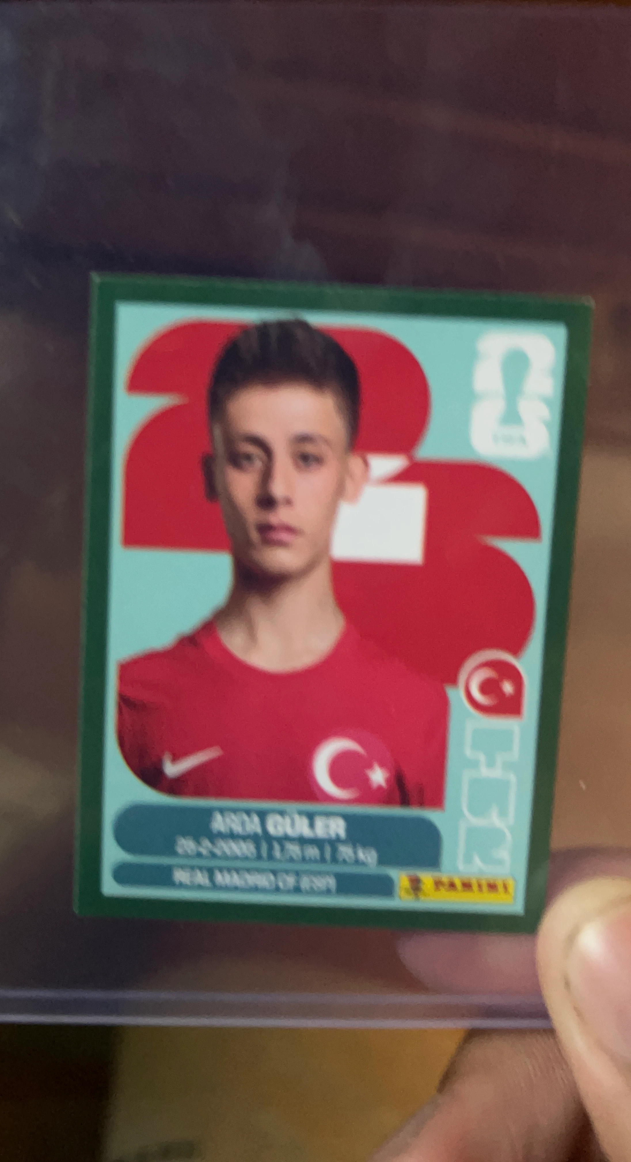 Arda Guler Soccer Card - Panini