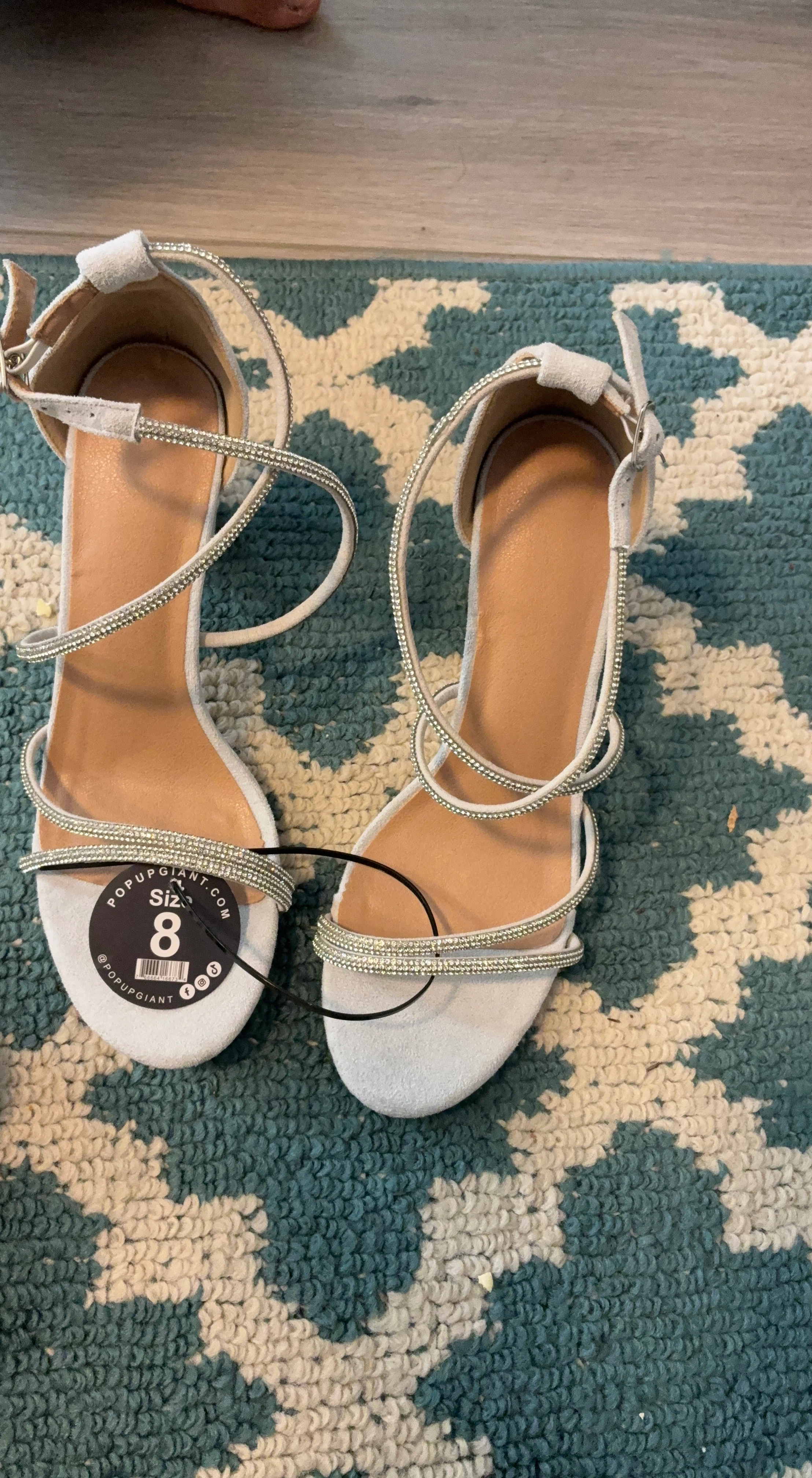 Women's Heeled Sandals Size 8