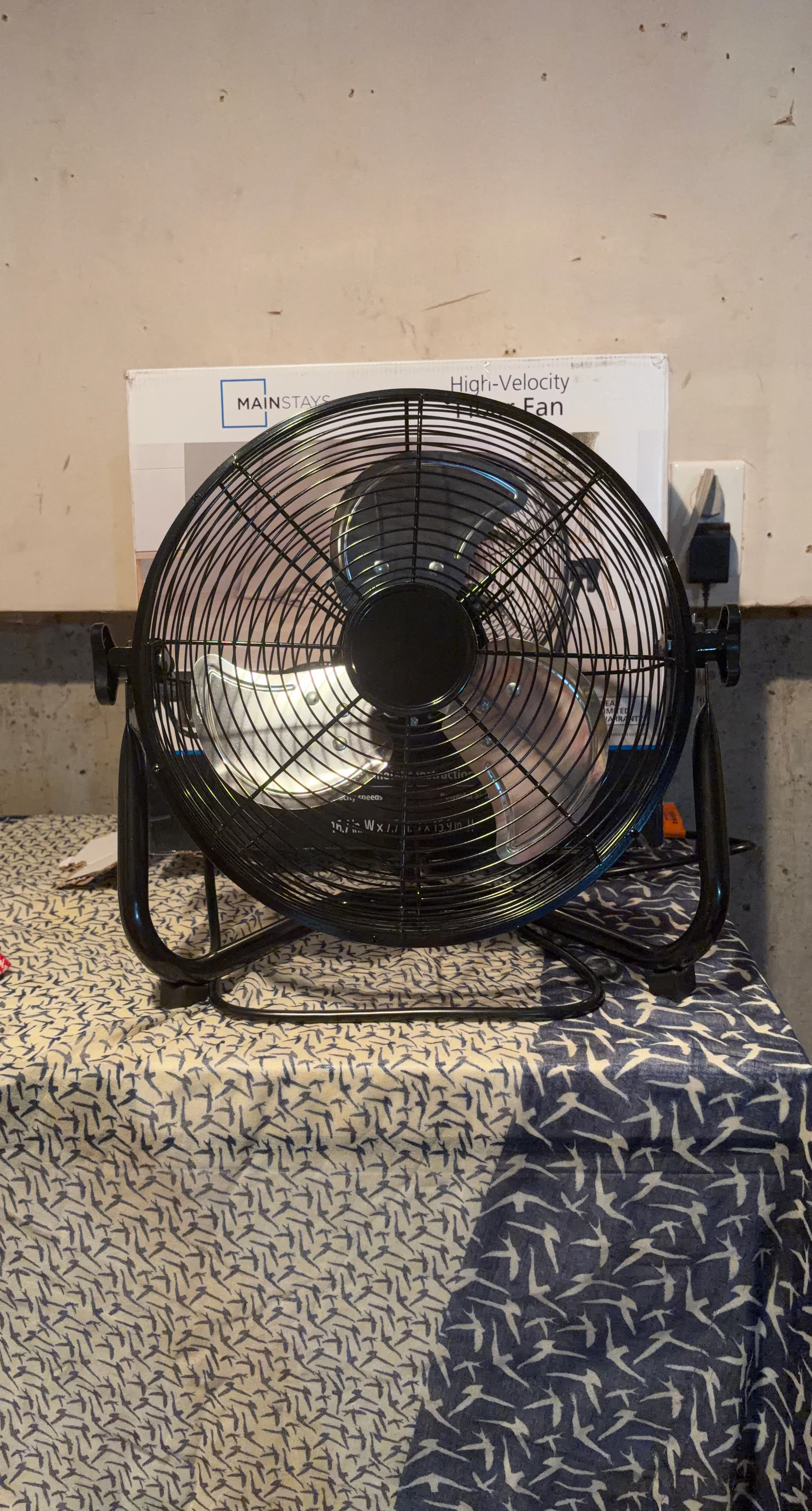 2 Mainstays High-Velocity floor Fan